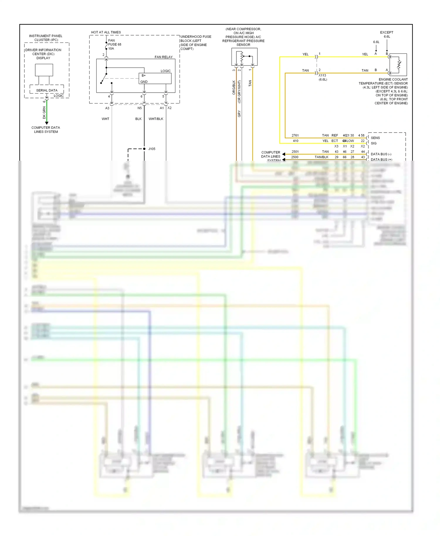 GMC Sierra 3500 HD  (2007-2012) computer data lines system wiring diagram  (9 of 183)