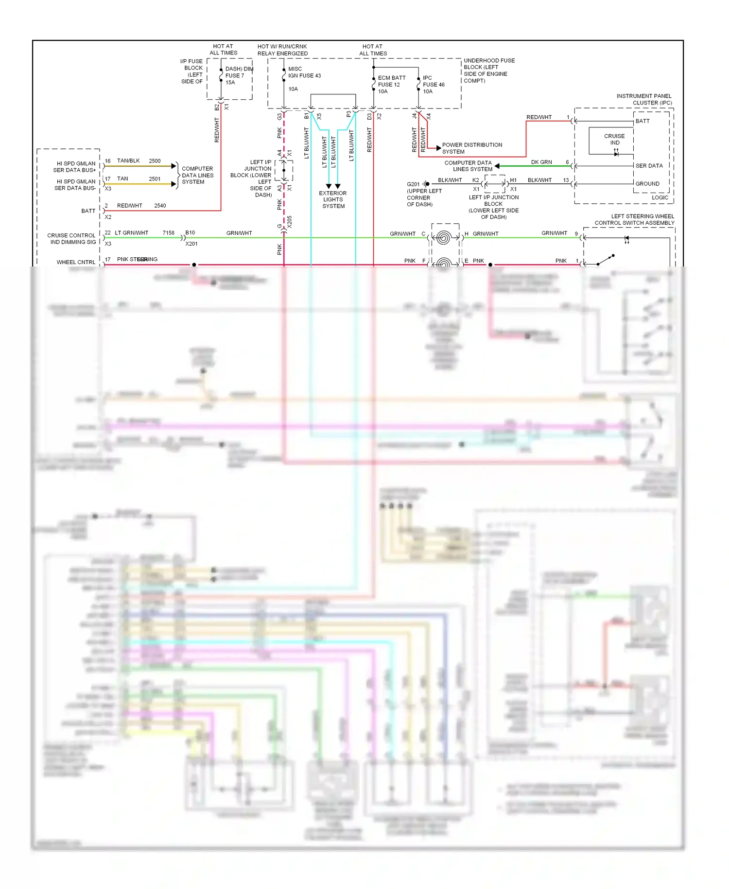 GMC Sierra 3500 HD  (2007-2012) computer data lines system wiring diagram  (11 of 183)