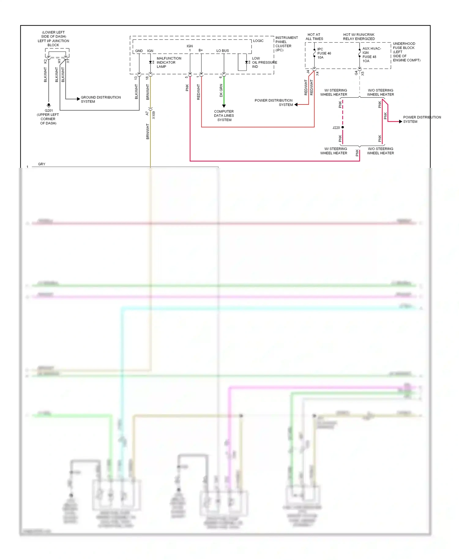 GMC Sierra 3500 HD  (2007-2012) computer data lines system wiring diagram  (126 of 183)