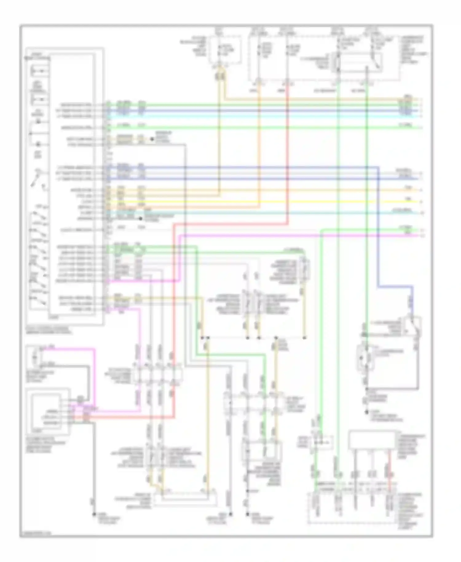 Sierra 3500 GMC  (2002-2006): Automatic a/c circuit, front a/c (1 of 2)