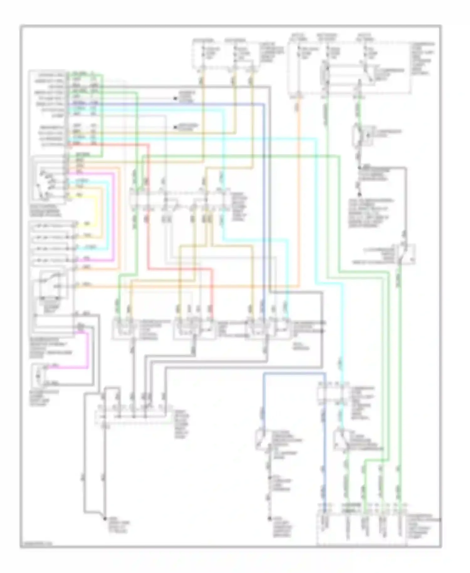 Sierra 3500 GMC  (2002-2006): Manual a/c circuit, up level