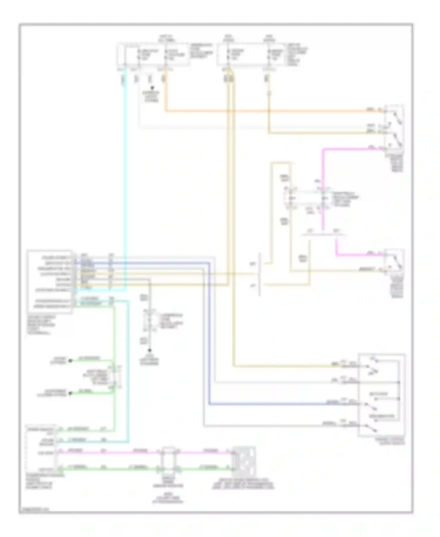 Sierra 3500 GMC  (2002-2006): 6.0l vin u, cruise control circuit, without electronic throttle
system