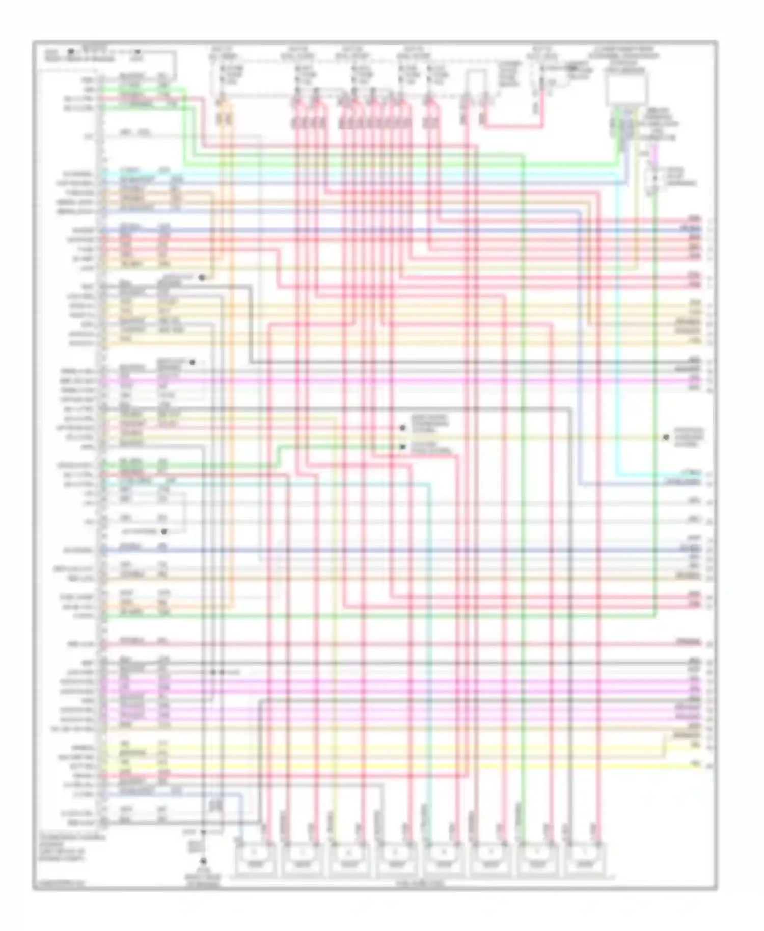 Sierra 3500 GMC  (2002-2006): Wiring diagram engine performance 6.0l vin u, except hybrid (1 of 5)
