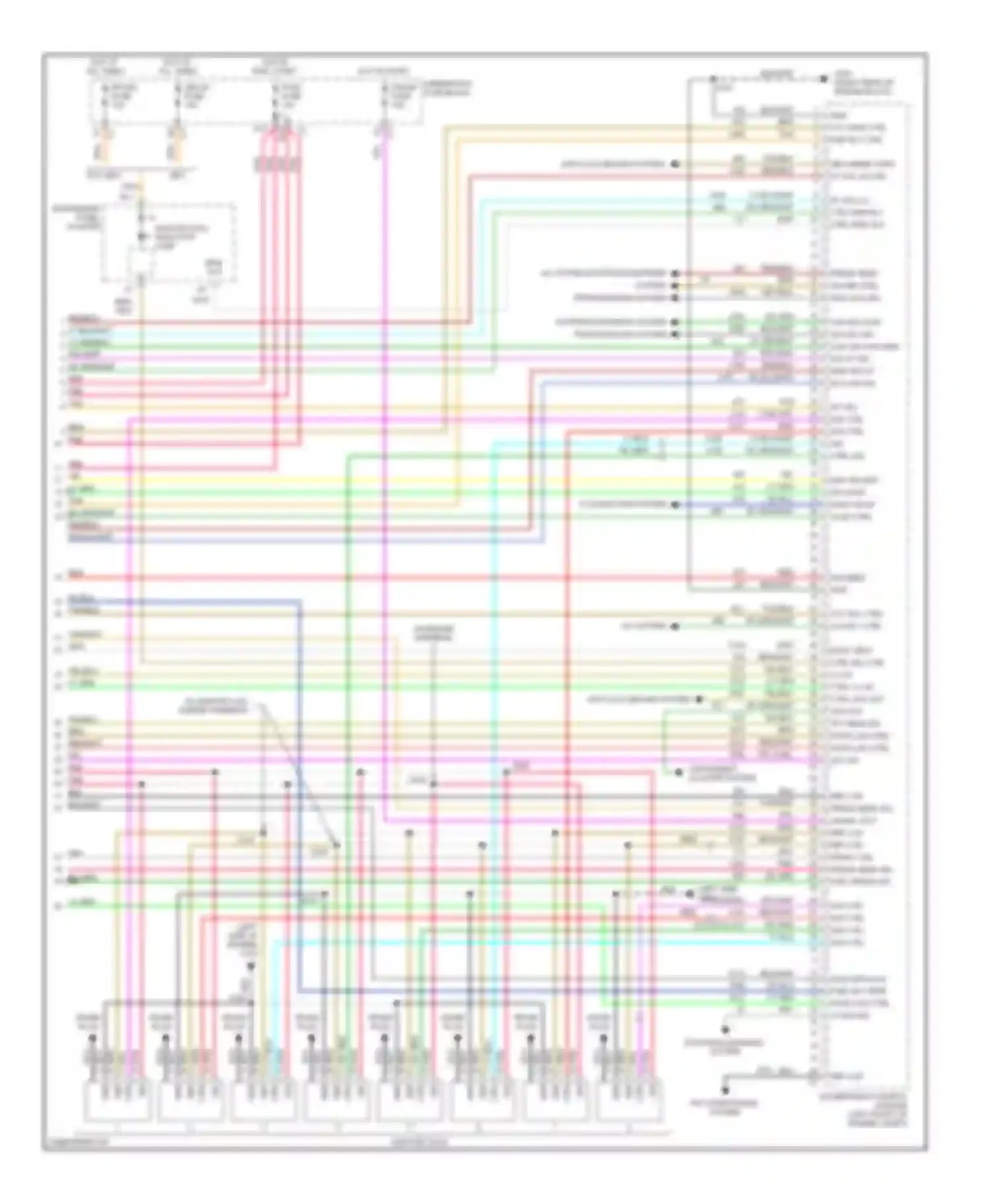 Sierra 3500 GMC  (2002-2006): Wiring diagram engine performance 6.0l vin u, except hybrid (5 of 5)