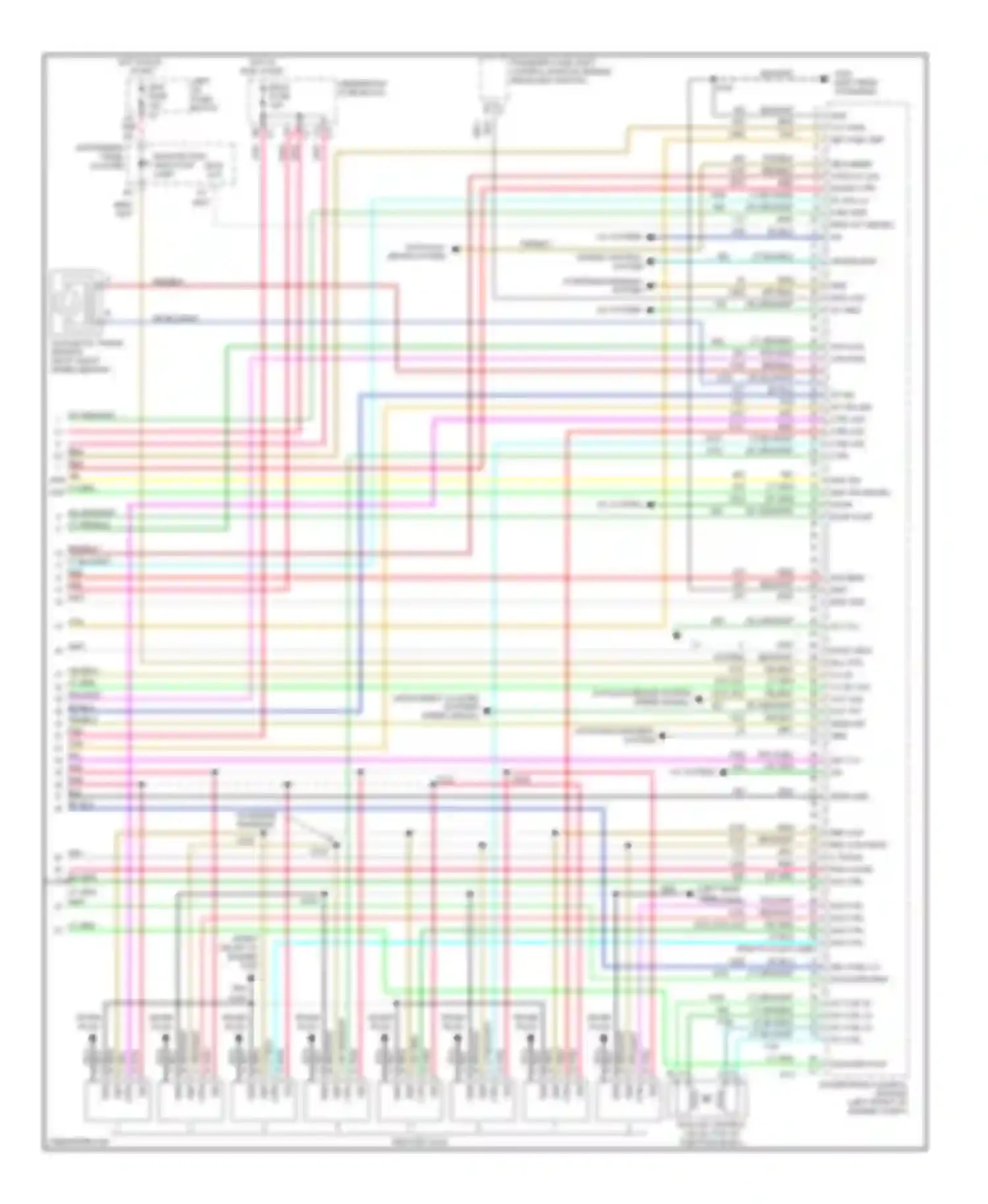 Sierra 3500 GMC  (2002-2006): Wiring diagram engine performance 6.0l vin us, with isolated grounded
ho2s sensors (5 of 5)