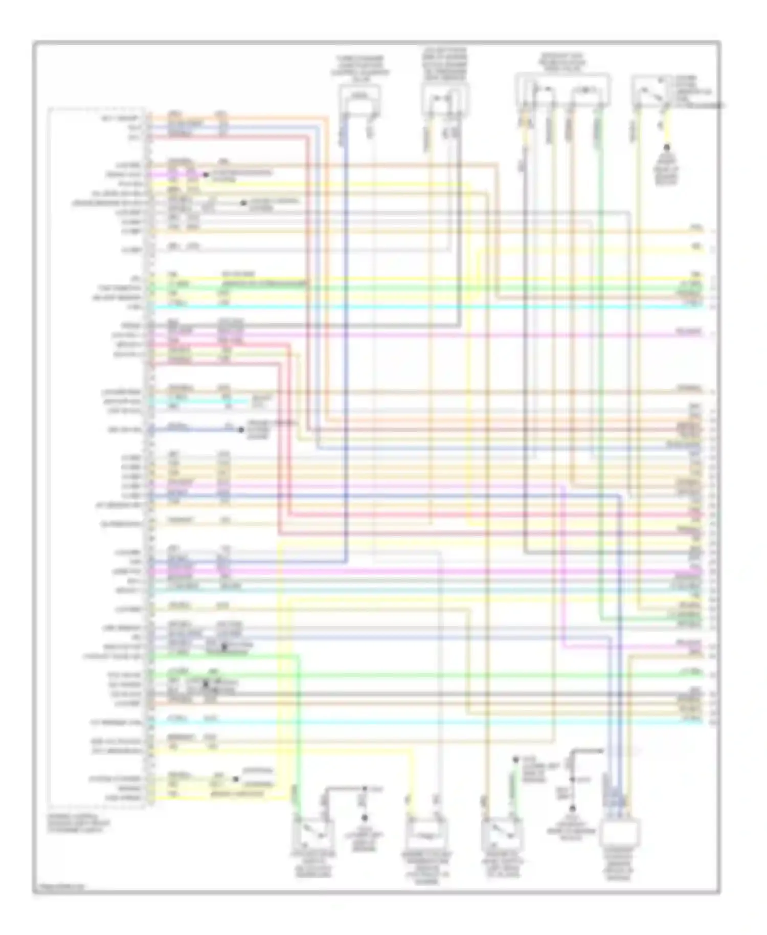Sierra 3500 GMC  (2002-2006): Wiring diagram engine performance 6.6l vin d (1 of 6)