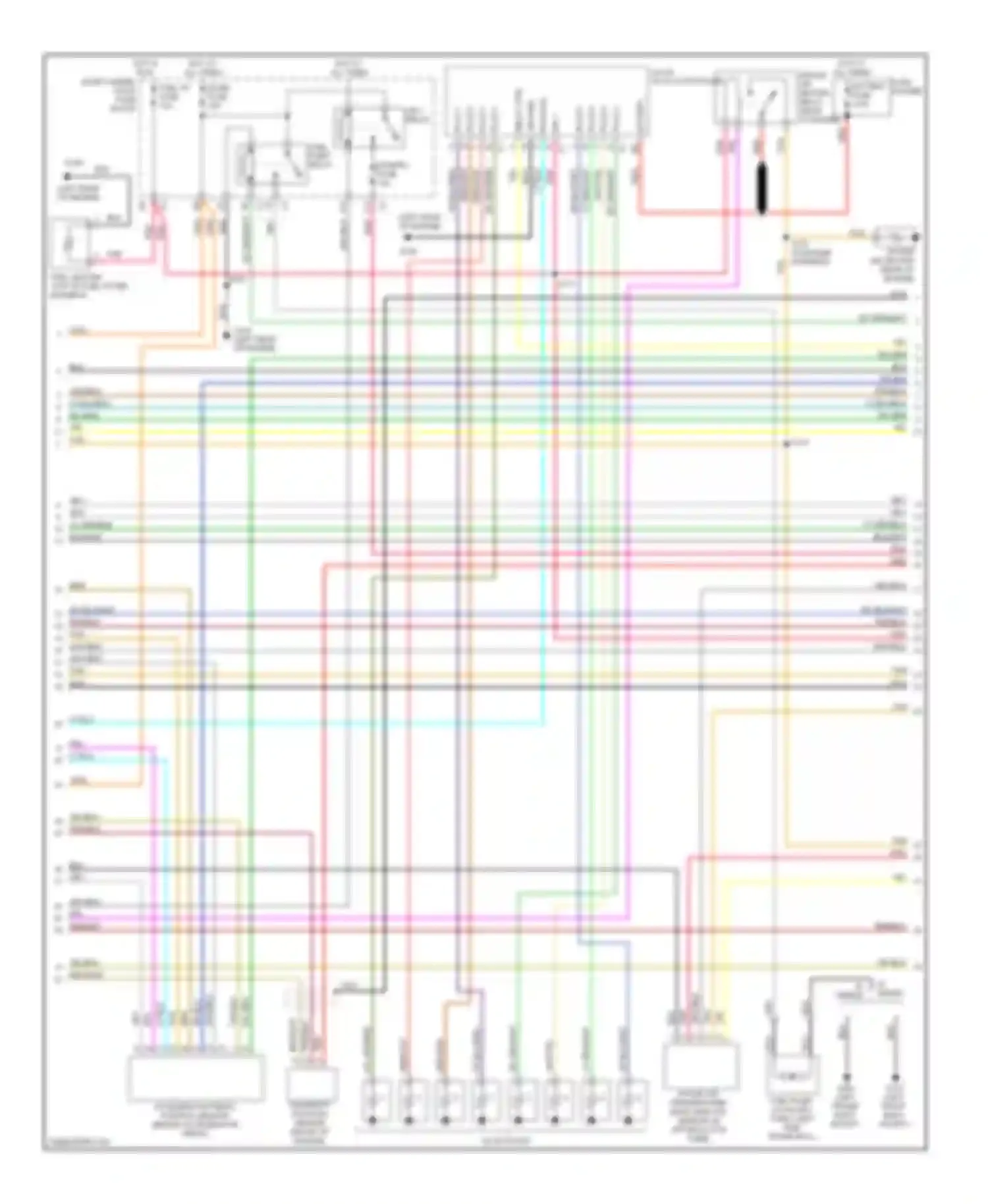 Sierra 3500 GMC  (2002-2006): Wiring diagram engine performance 6.6l vin 1s, california (2 of 4)