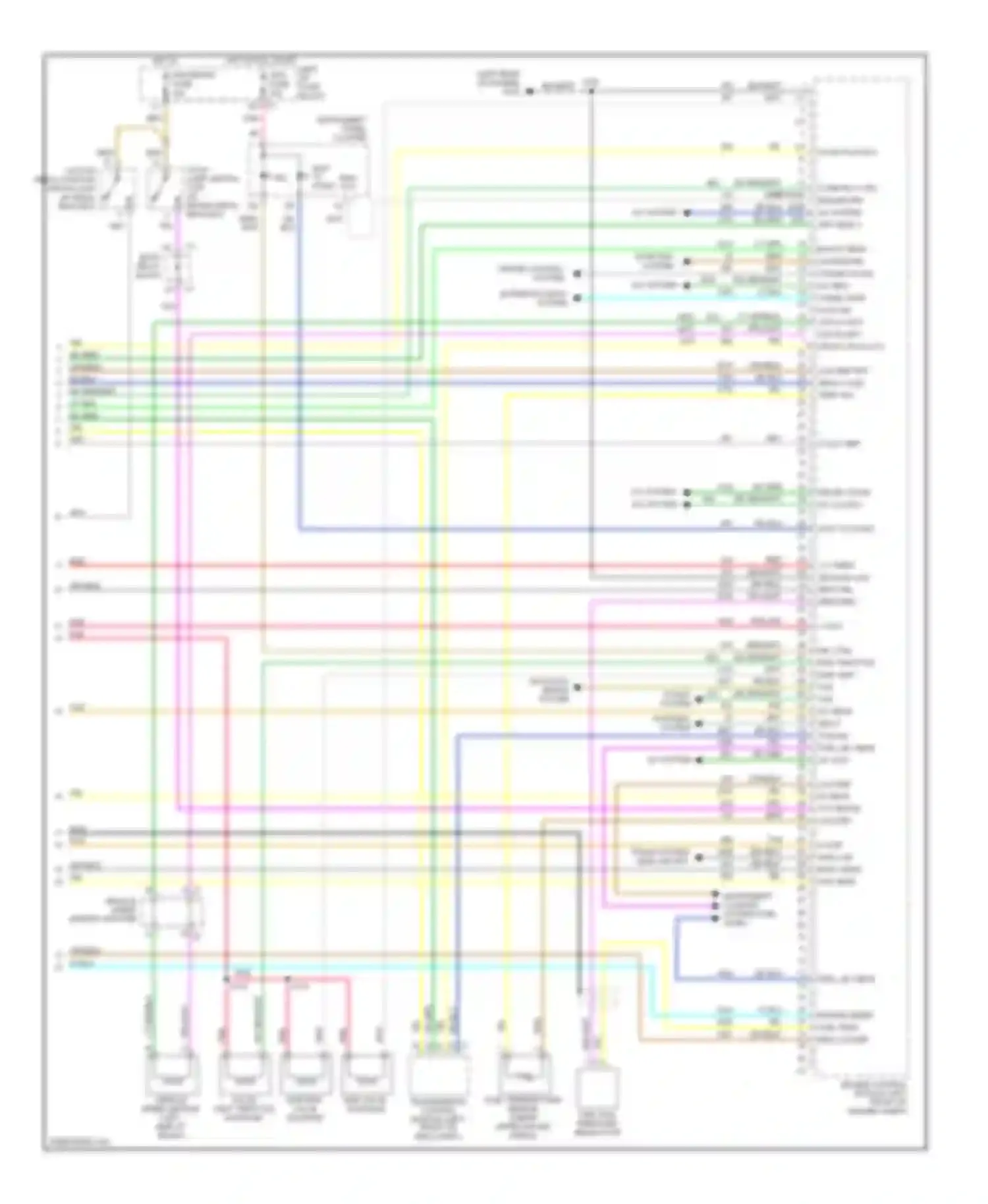 Sierra 3500 GMC  (2002-2006): Wiring diagram engine performance 6.6l vin 1s, california (4 of 4)