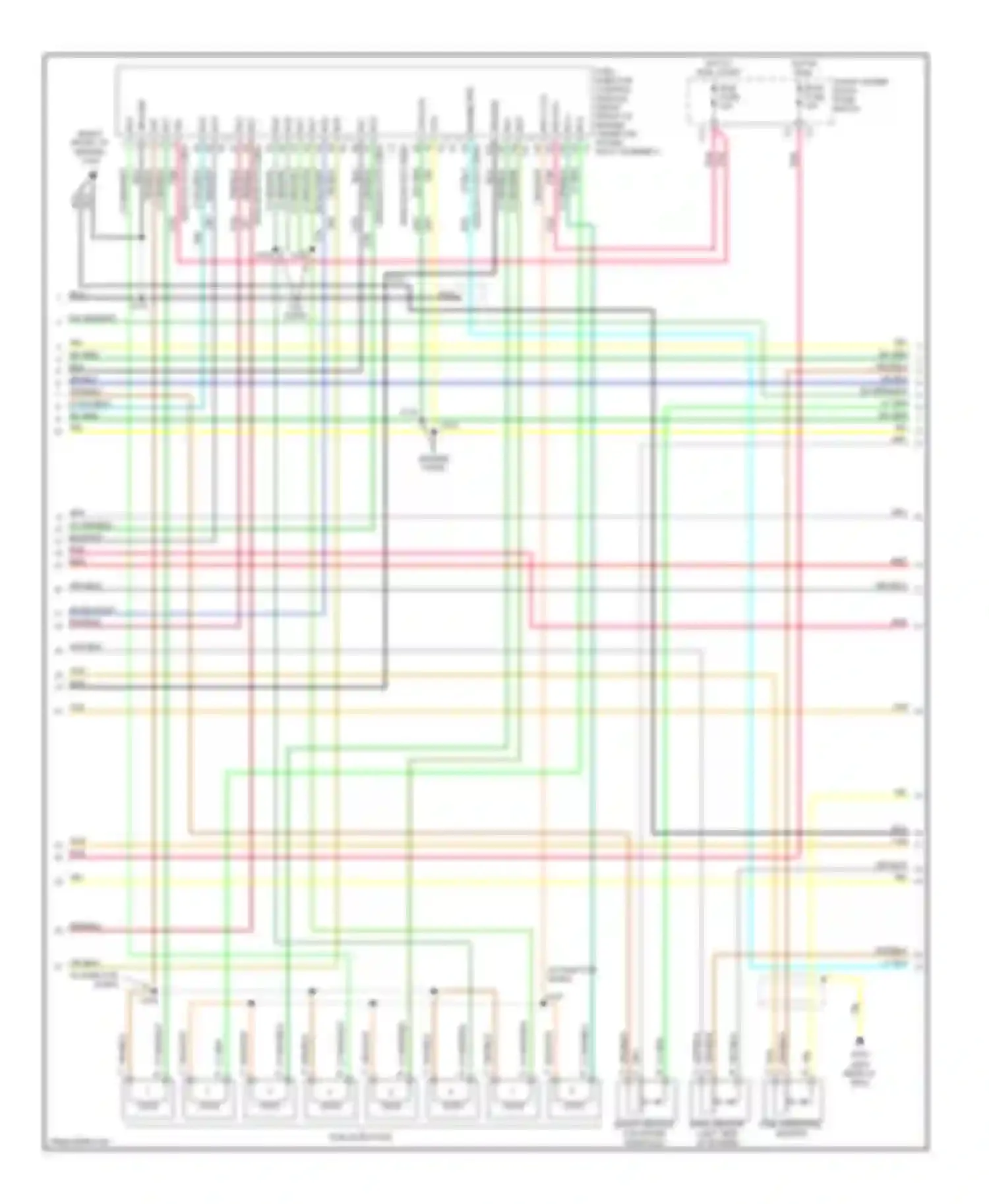 Sierra 3500 GMC  (2002-2006): Wiring diagram engine performance 6.6l vin 1s, except california (3
of 4)