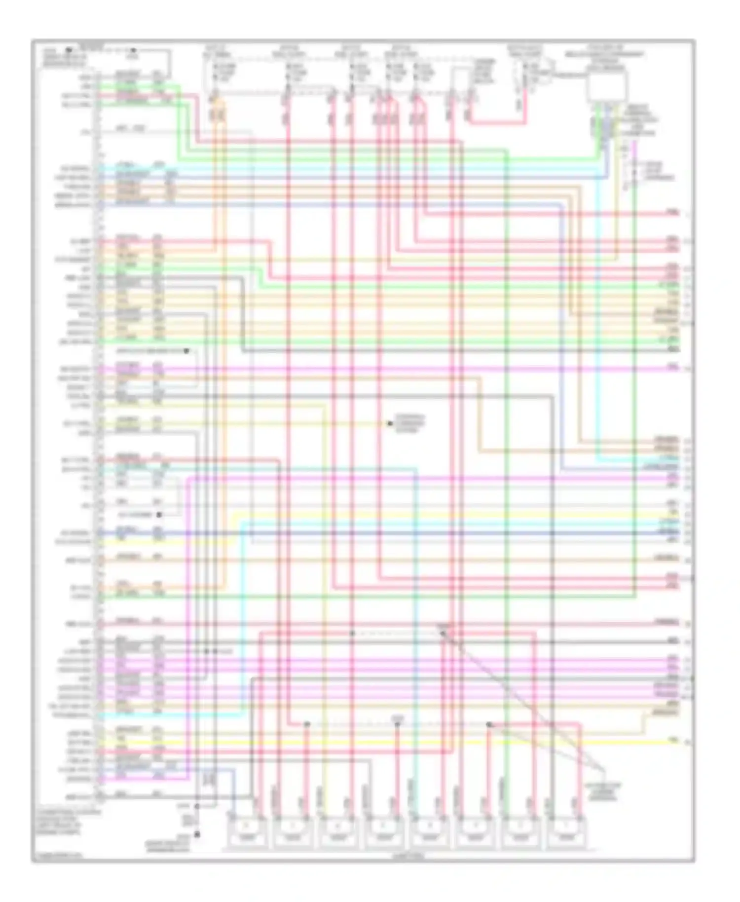Sierra 3500 GMC  (2002-2006): Wiring diagram engine performance 8.1l vin g (1 of 5)