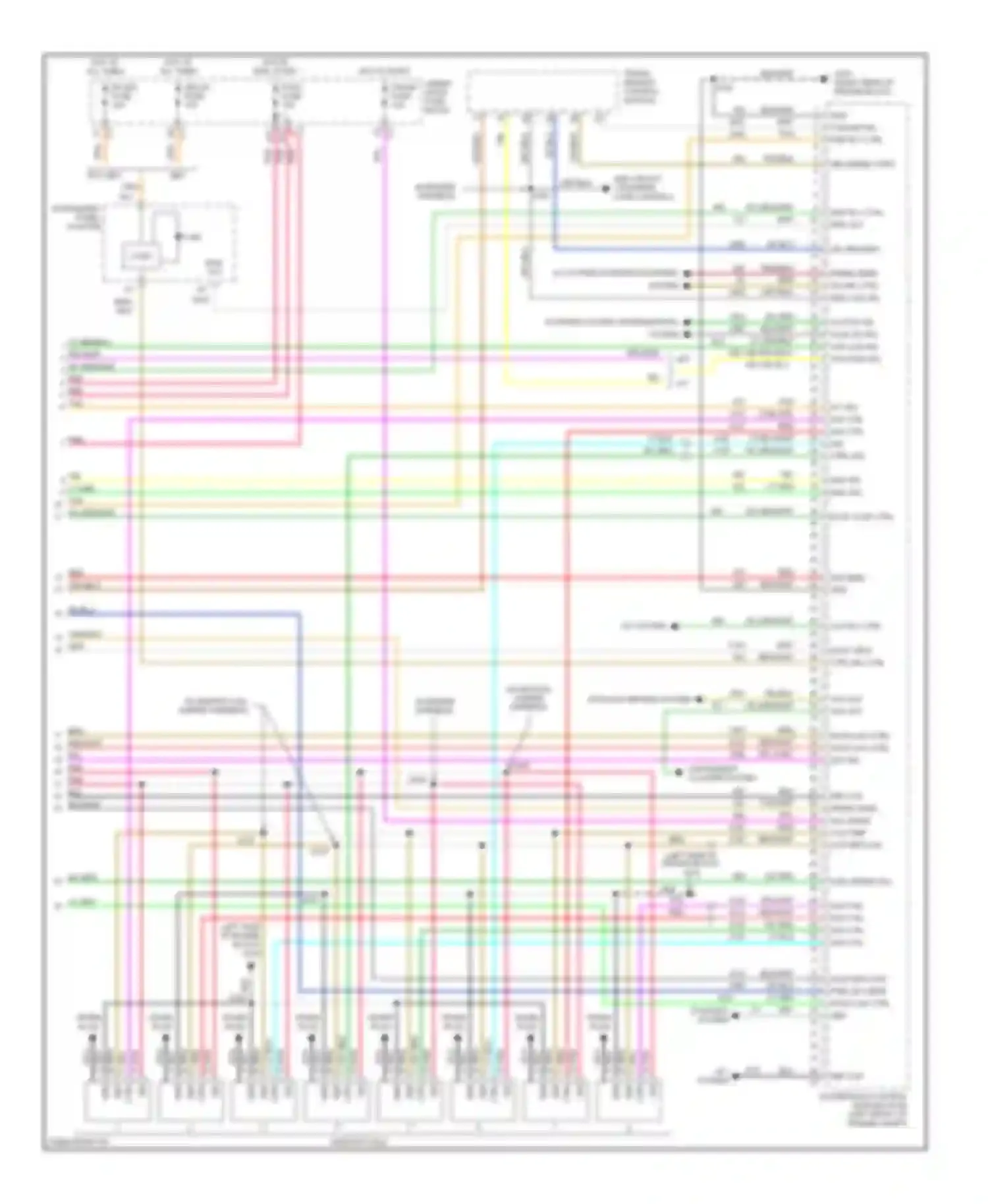 Sierra 3500 GMC  (2002-2006): Wiring diagram engine performance 8.1l vin g (5 of 5)