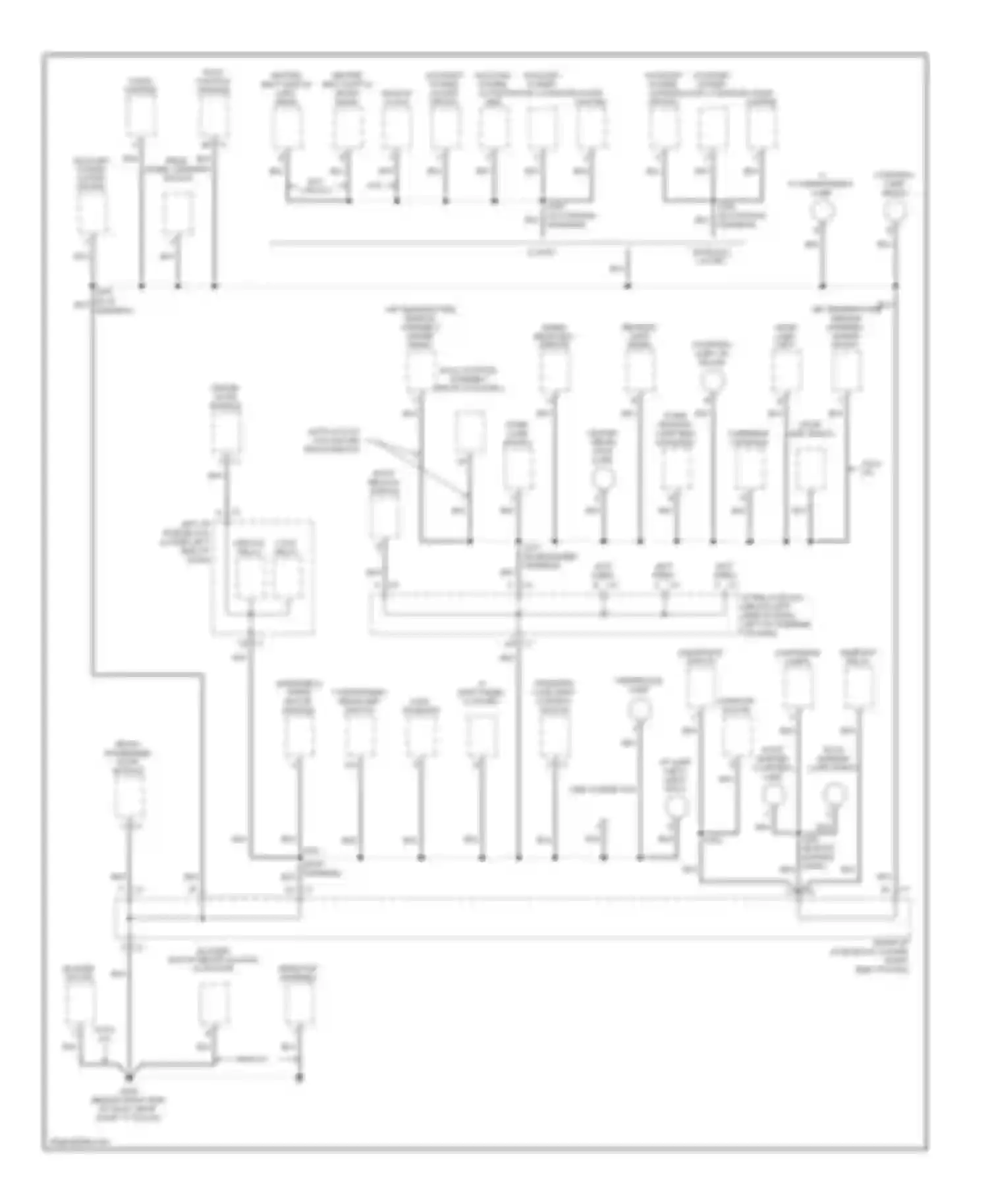 Sierra 3500 GMC  (2002-2006): Ground distribution circuit (3 of 5)