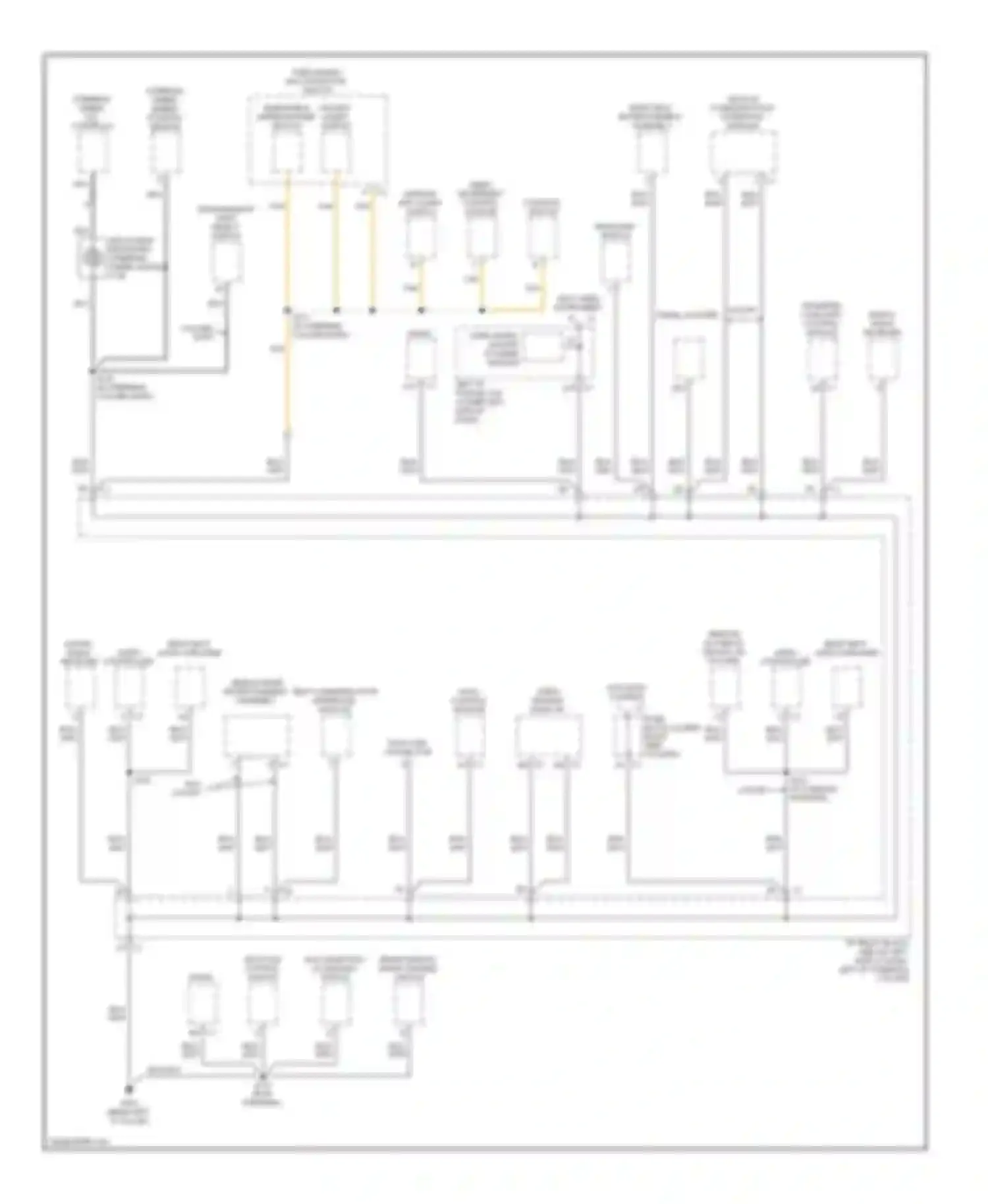 Sierra 3500 GMC  (2002-2006): Ground distribution circuit (4 of 5)