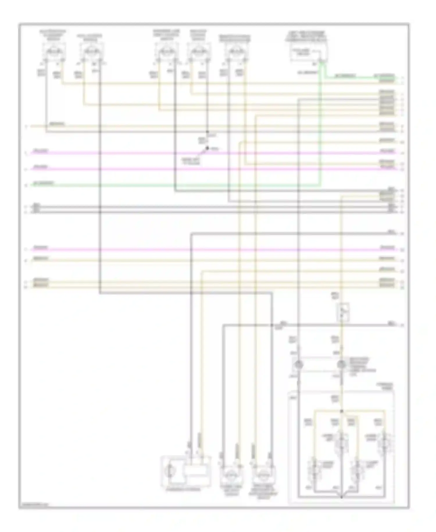 Sierra 3500 GMC  (2002-2006): Instrument illumination circuit (2 of 3)