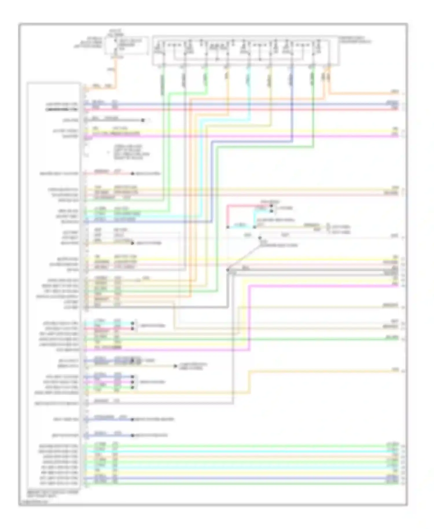 Sierra 3500 GMC  (2002-2006): Memory seat circuit (1 of 2)