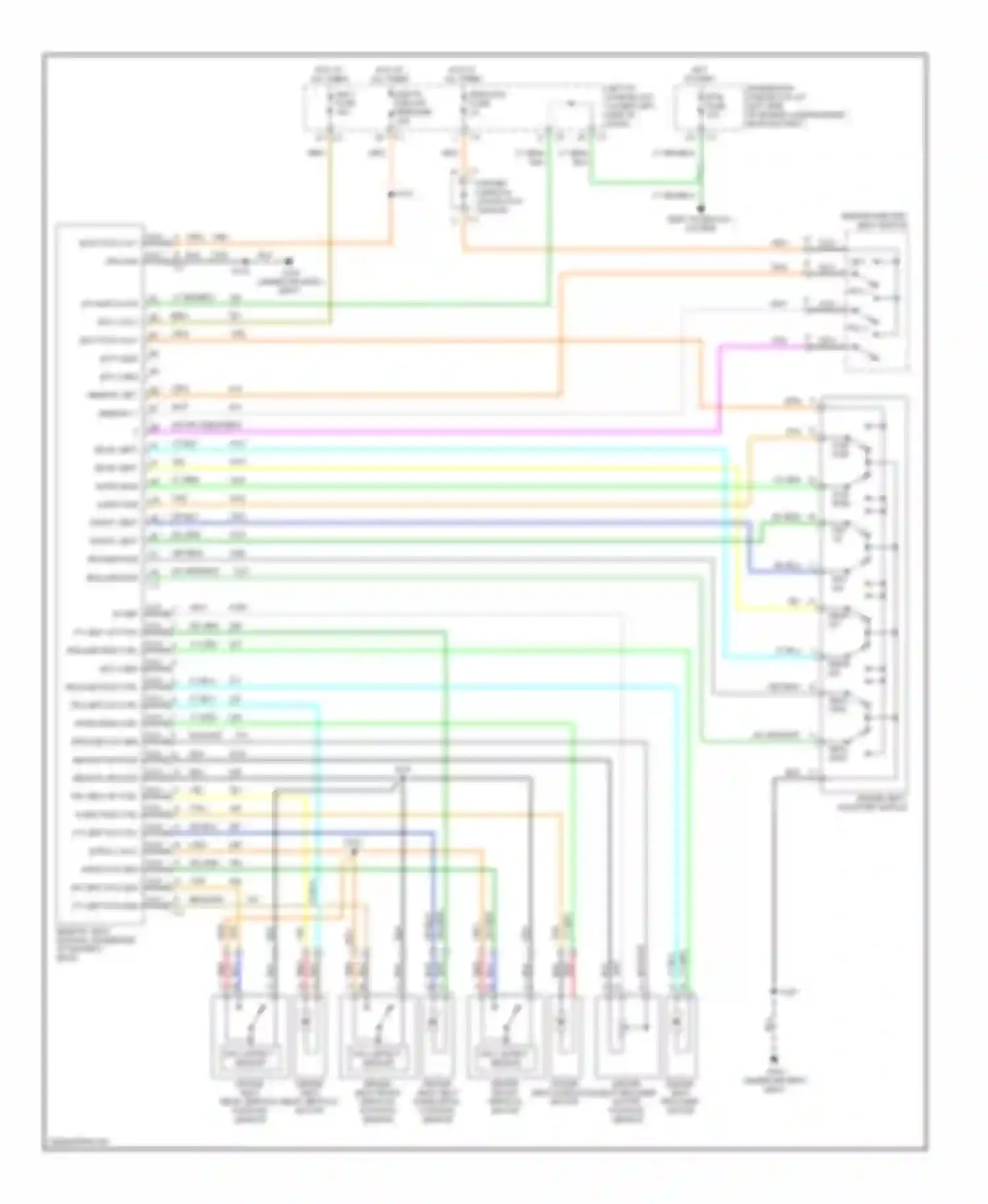 Sierra 3500 GMC  (2002-2006): Memory seat circuit