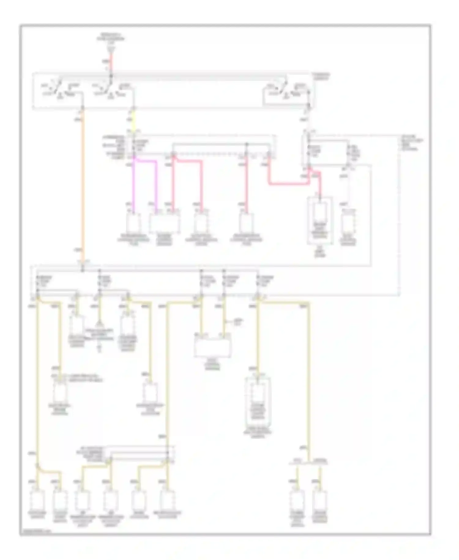 Sierra 3500 GMC  (2002-2006): 6.6l vin 2, power distribution circuit (4 of 5)