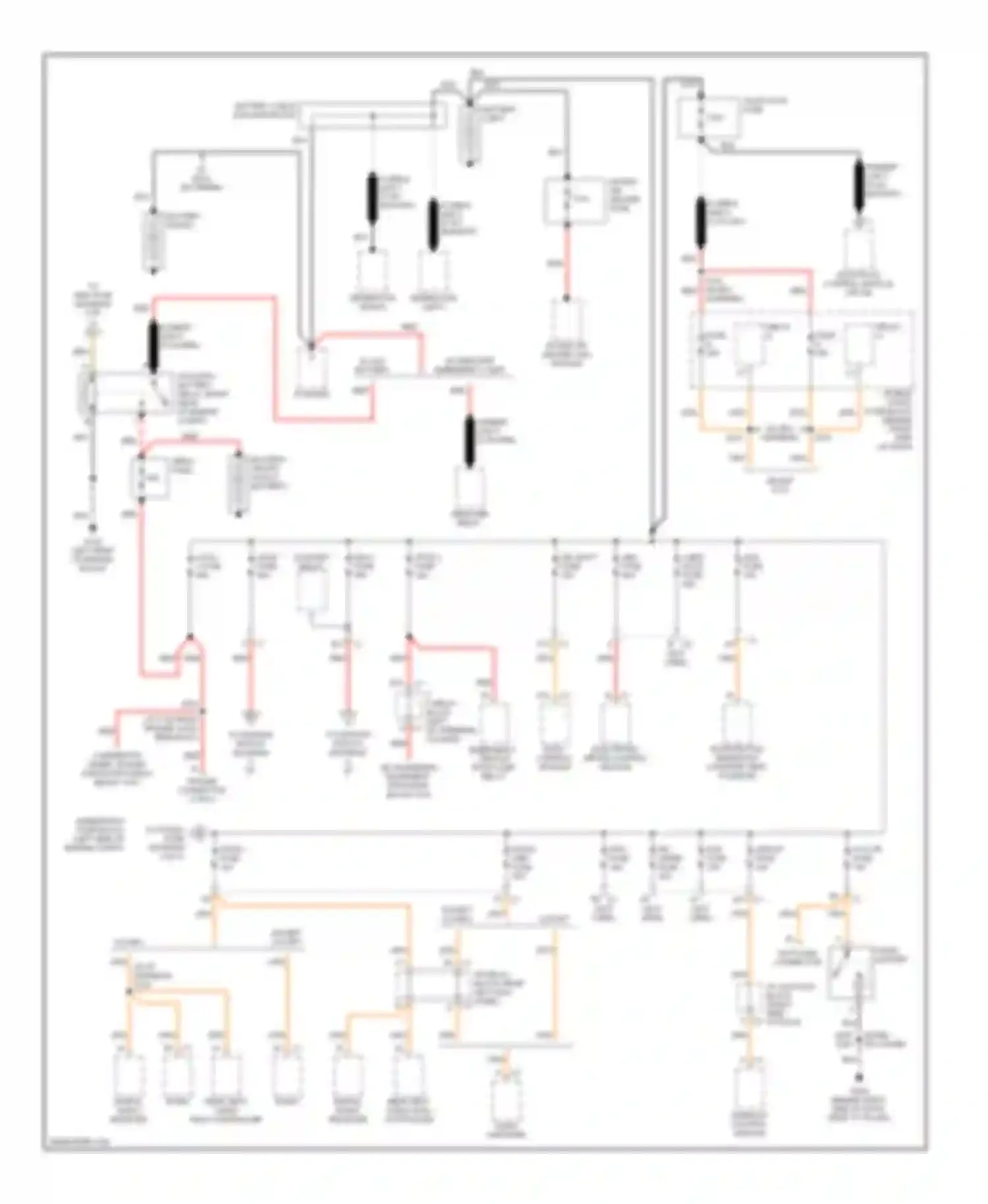 Sierra 3500 GMC  (2002-2006): 6.6l vin d, power distribution circuit (1 of 5)