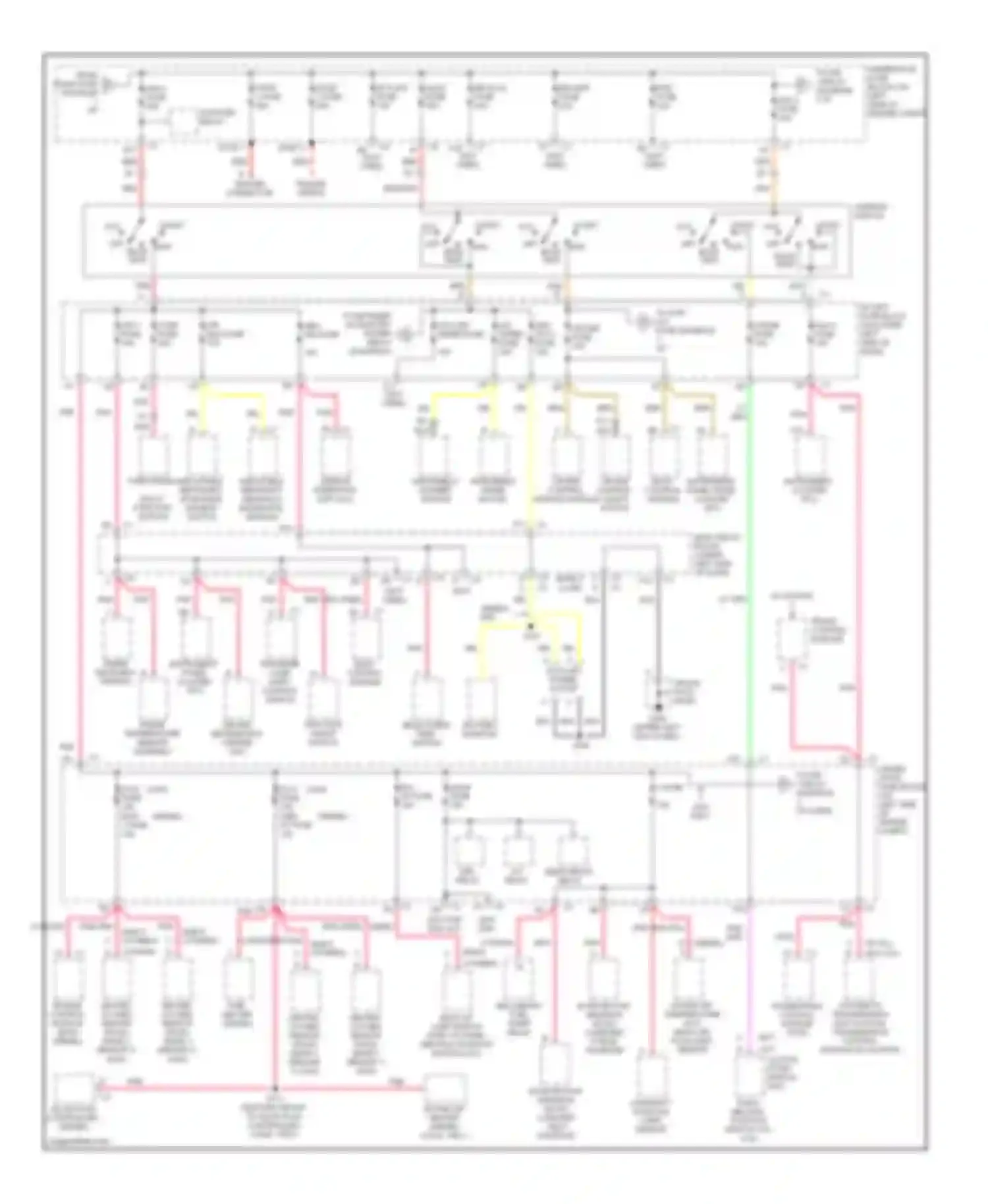 Sierra 3500 GMC  (2002-2006): Power distribution circuit (2 of 4)