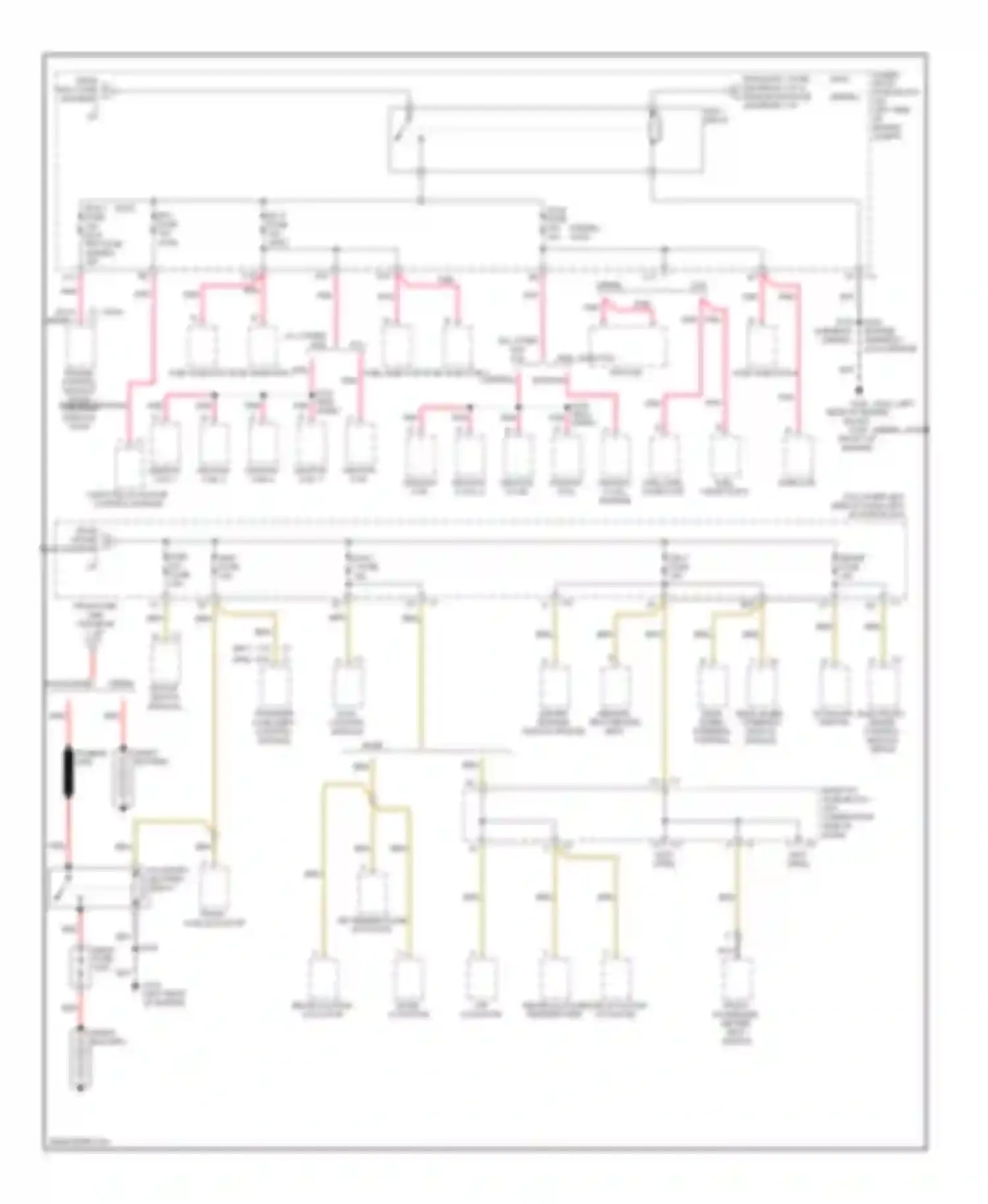 Sierra 3500 GMC  (2002-2006): Power distribution circuit (3 of 4)