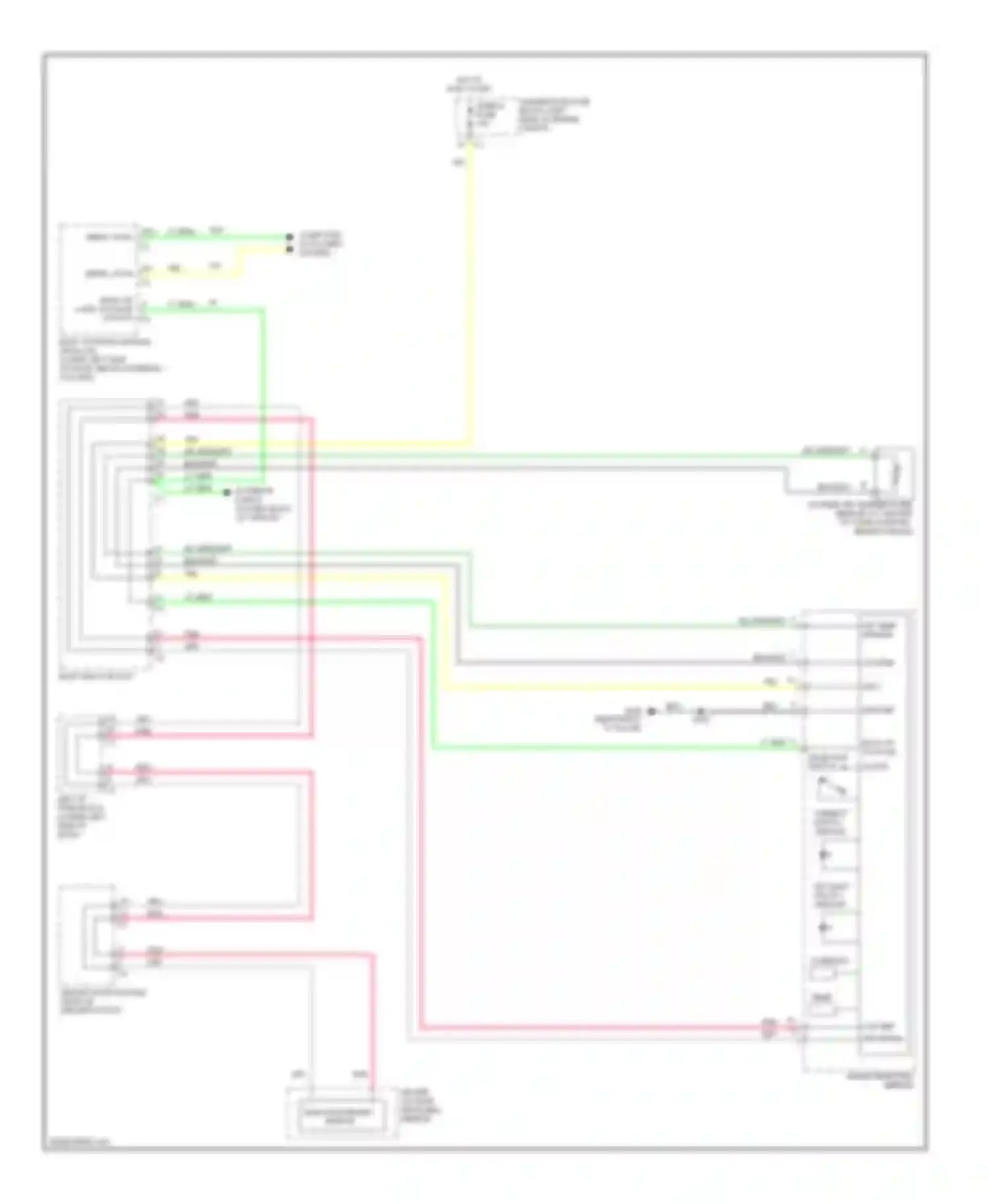 Sierra 3500 GMC  (2002-2006): Electrochromic mirror circuit