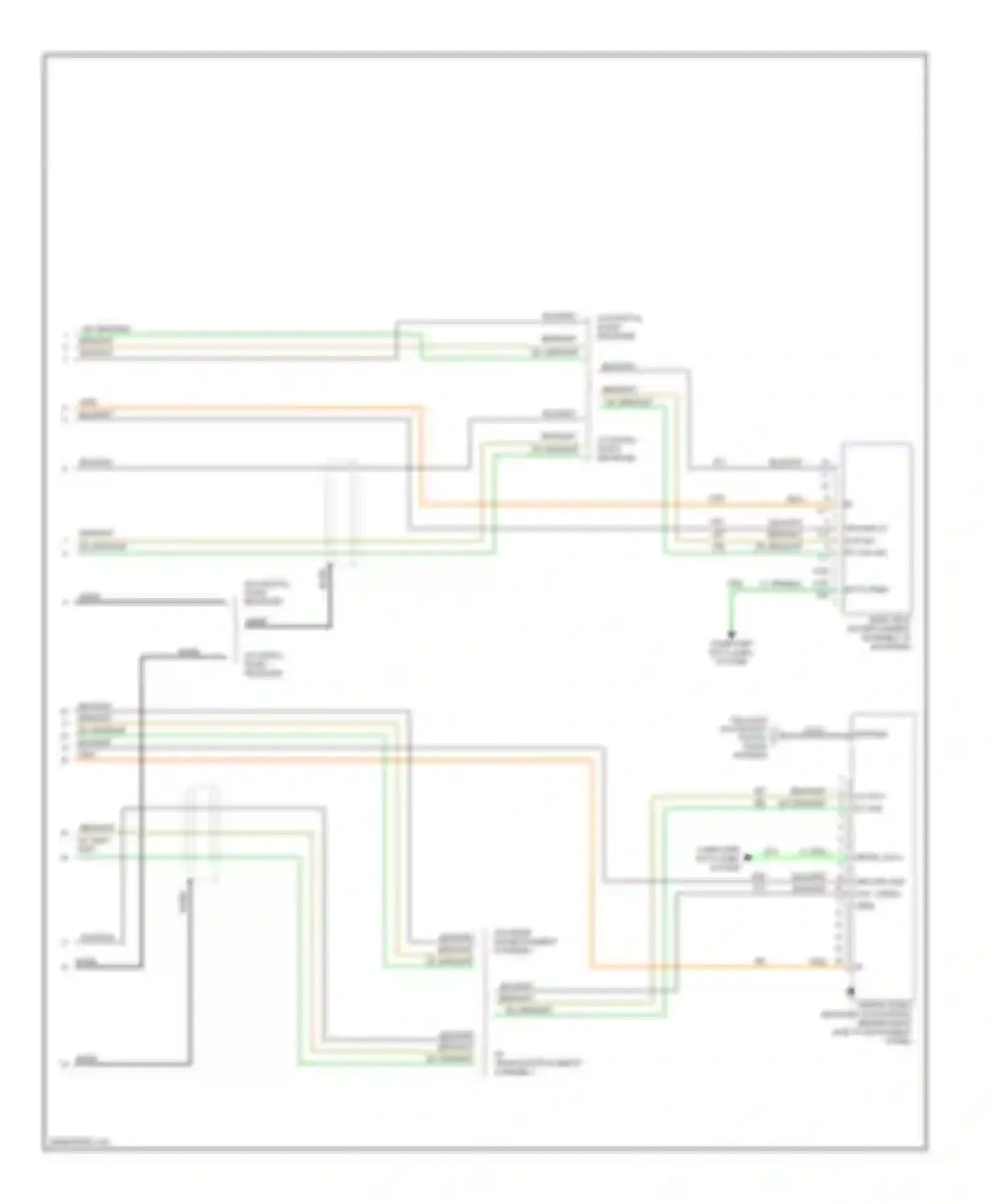 Sierra 3500 GMC  (2002-2006): Mid-line radio circuit, without rear seat audio (4 of 4)