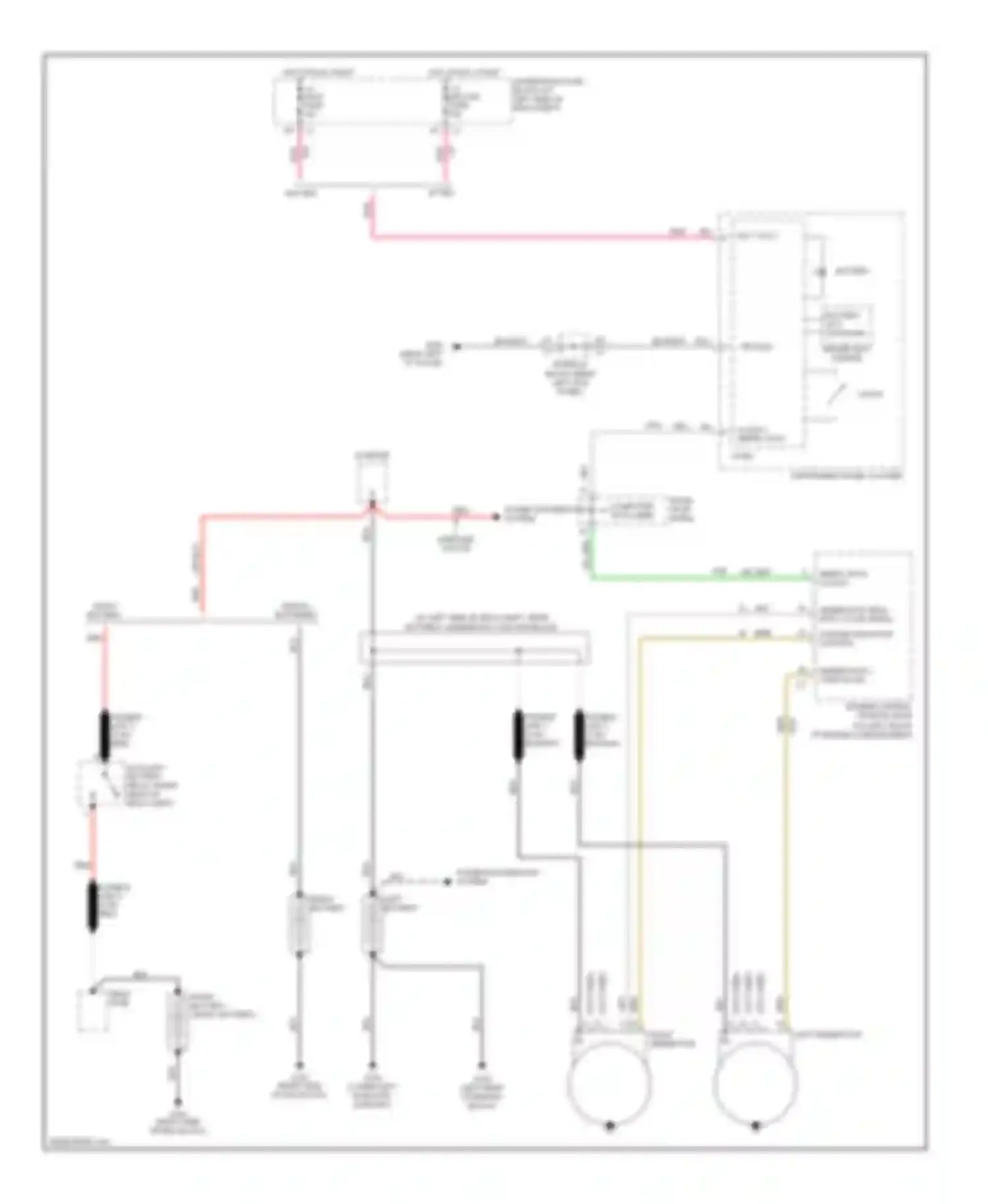 Sierra 3500 GMC  (2002-2006): 6.6l vin d, charging circuit