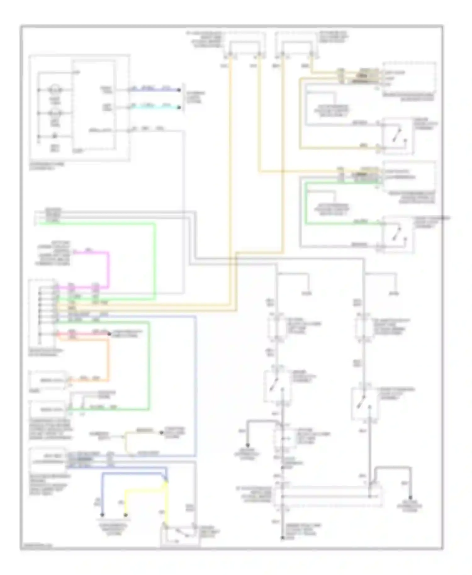 Sierra 3500 GMC  (2002-2006): Chime circuit (2 of 2)