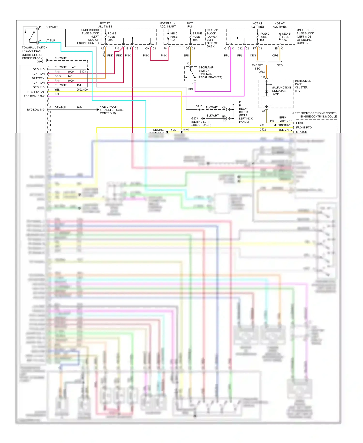 GMC Sierra 3500  (2002-2006) computer data lines system wiring diagram  (31 of 51)