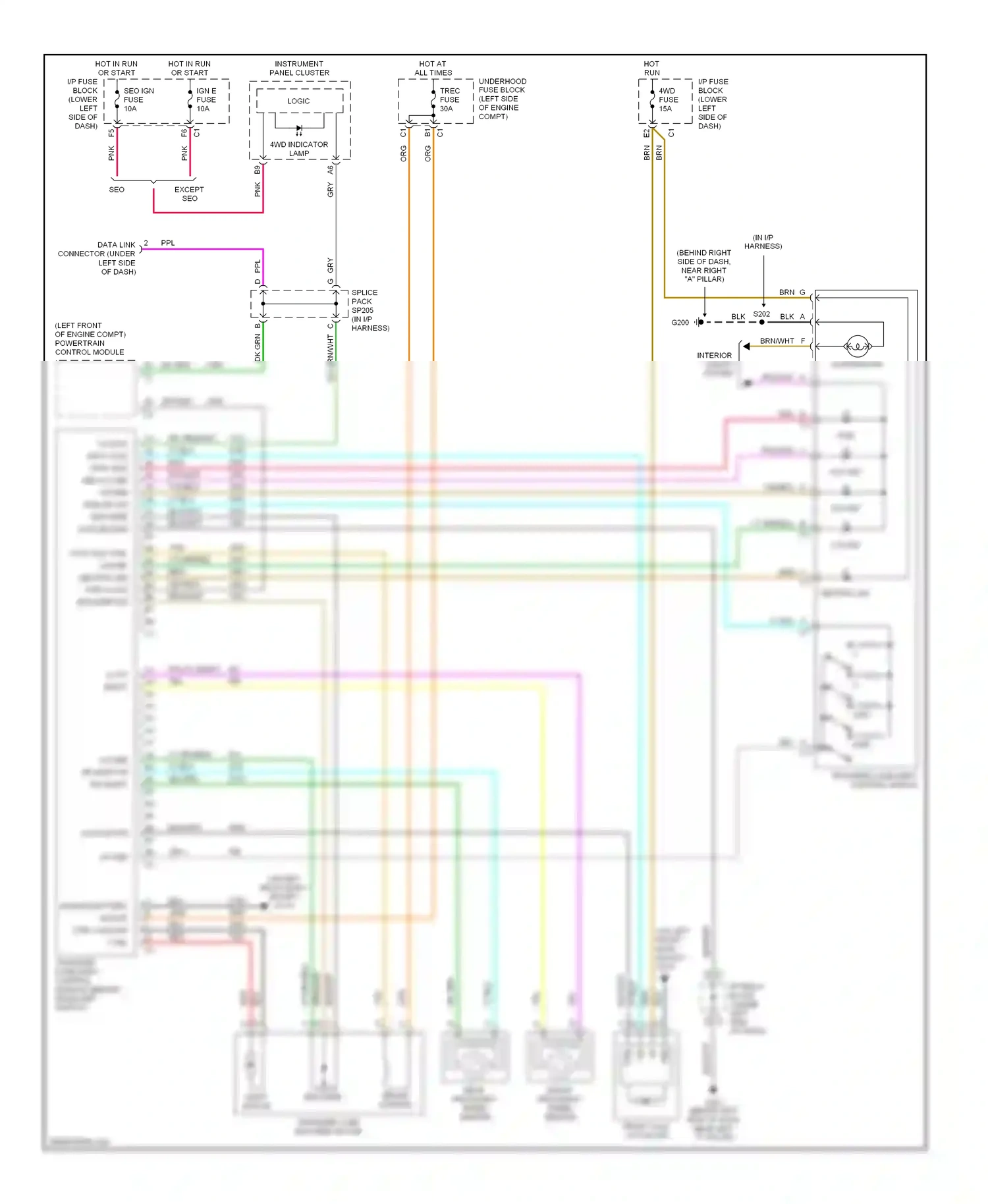 GMC Sierra 3500  (2002-2006) control module wiring diagram  (1 of 1)
