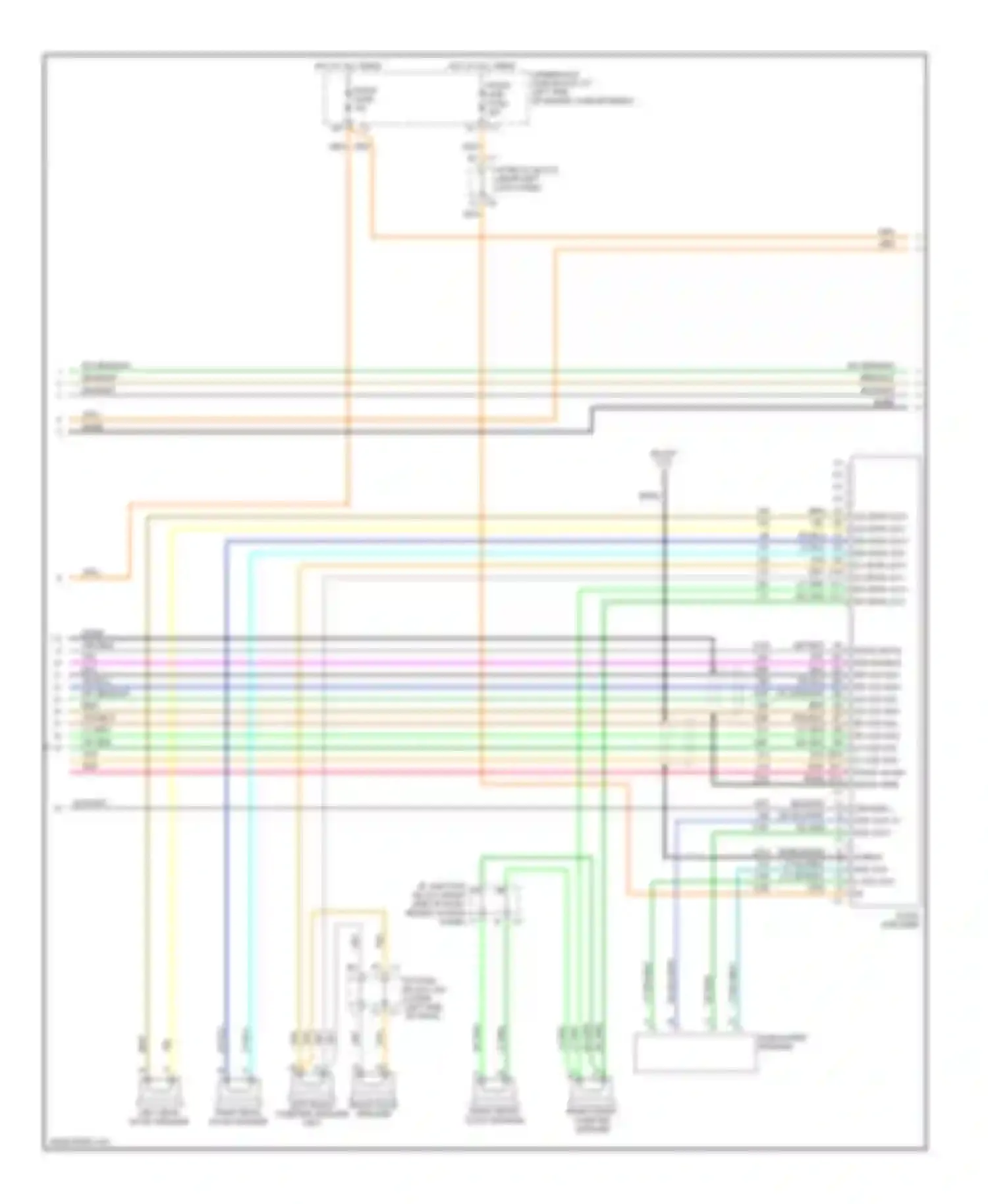 Wiring diagram bare drain wire r spk out- l spk out- b+ for GMC Sierra Classic 1500 HD  (2007-2007) (1 of 2)