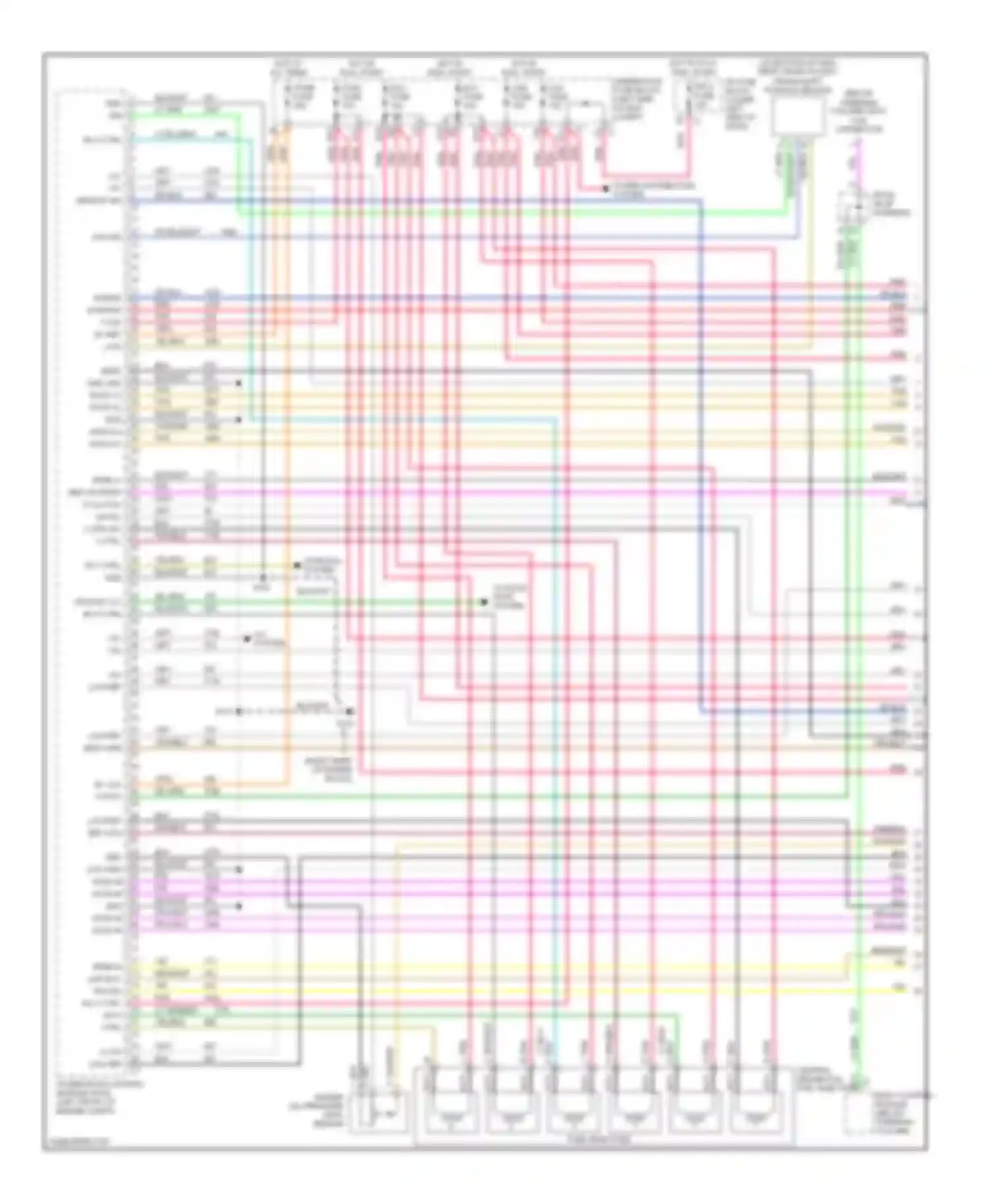 Sierra Classic 1500 GMC  (2007-2007): Wiring diagram engine performance 4.3l vin x (1 of 4)