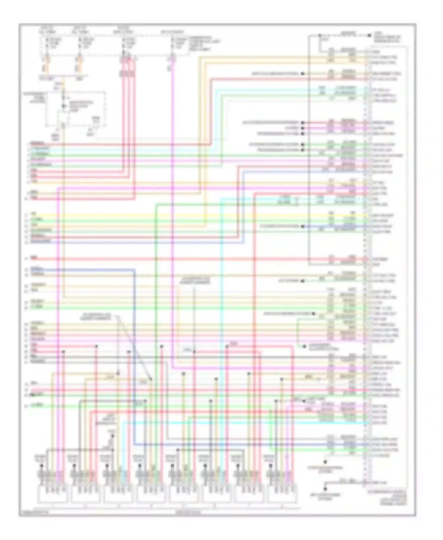 Sierra Classic 1500 GMC  (2007-2007): Wiring diagram engine performance 5.3l vin t, except hybrid (5 of 5)