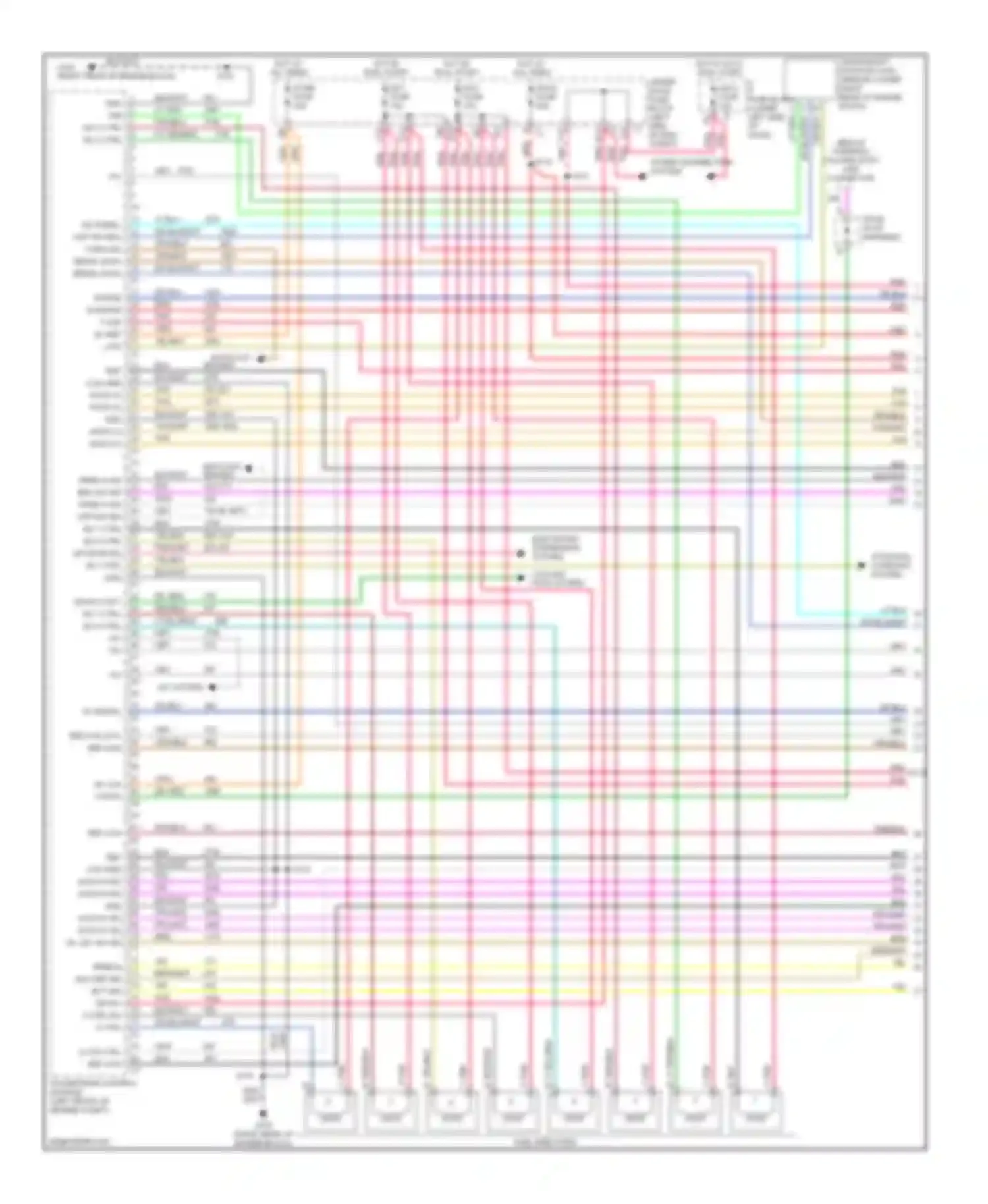 Sierra Classic 1500 GMC  (2007-2007): Wiring diagram engine performance 5.3l vin t, hybrid (1 of 6)