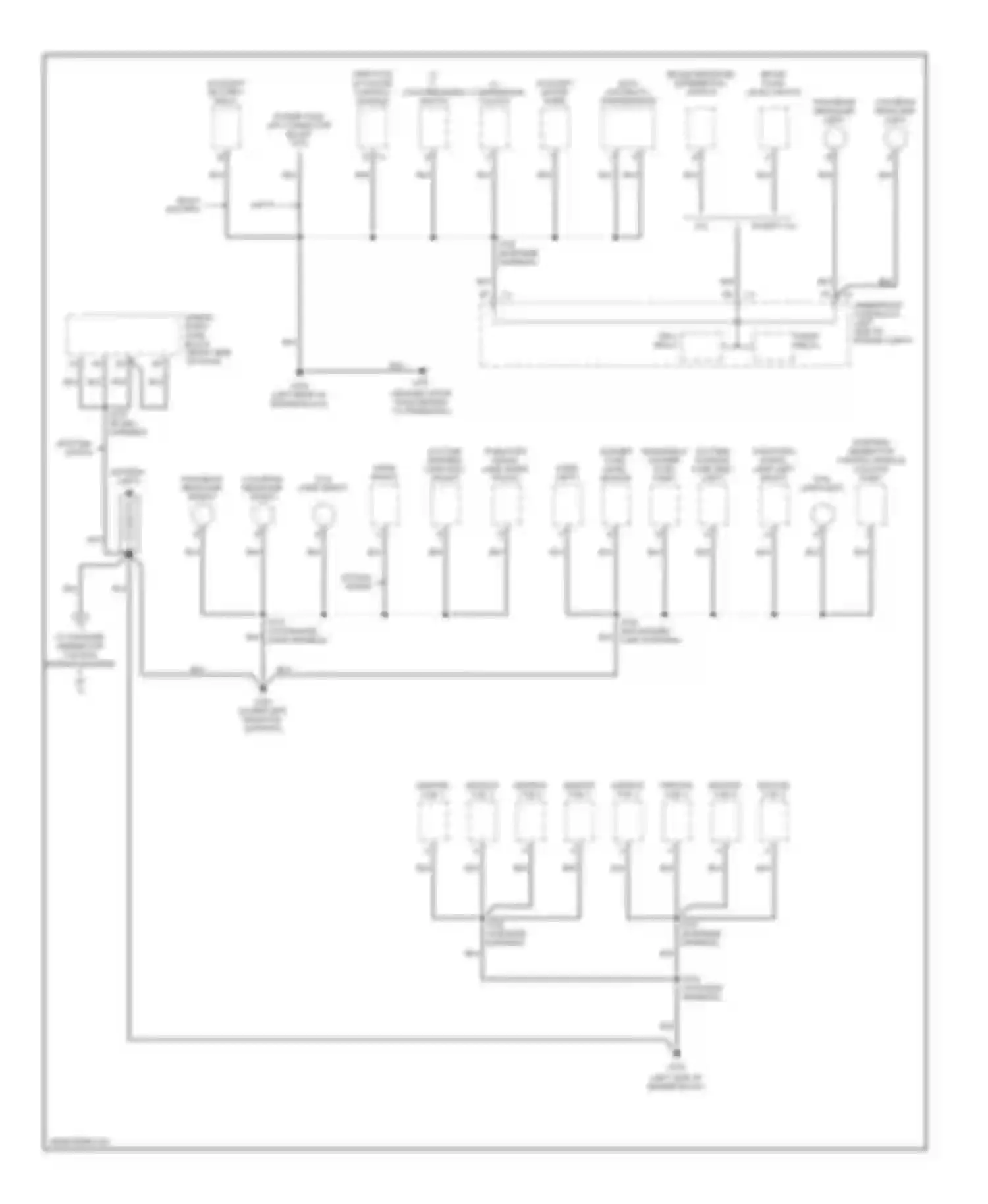 Sierra Classic 1500 GMC  (2007-2007): Ground distribution circuit, hybrid (1 of 5)