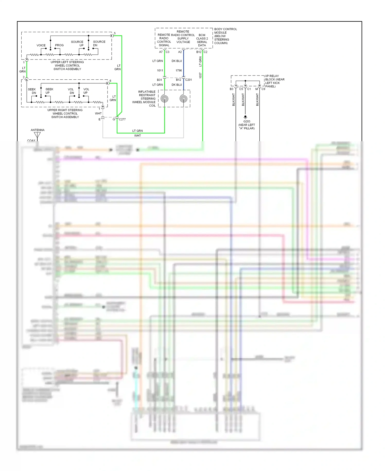 GMC Sierra Classic 1500  (2007-2007) source dn source up wiring diagram  (1 of 5)