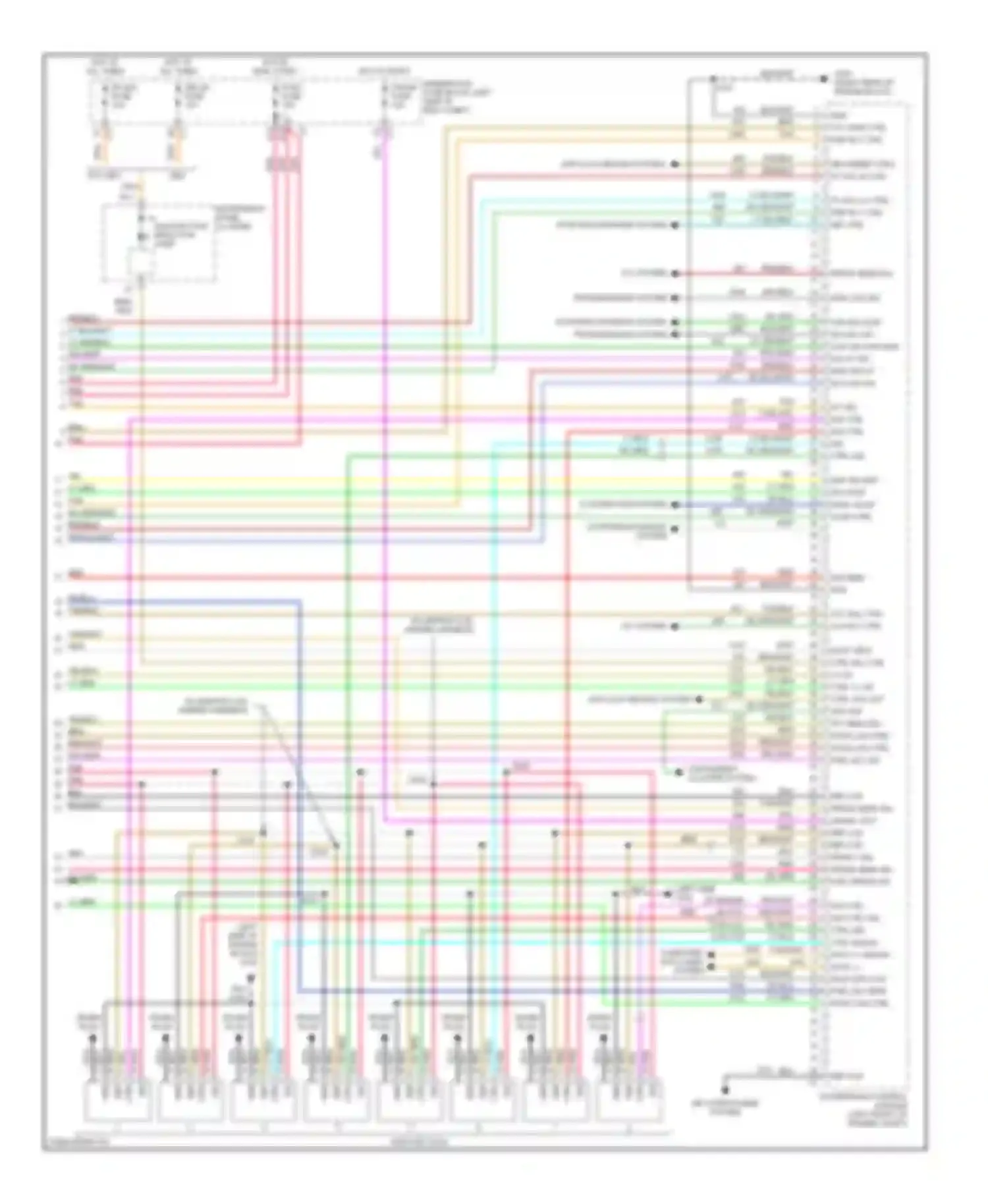 Sierra Classic 2500 HD GMC  (2007-2007): Wiring diagram engine performance 5.3l vin t, hybrid (6 of 6)