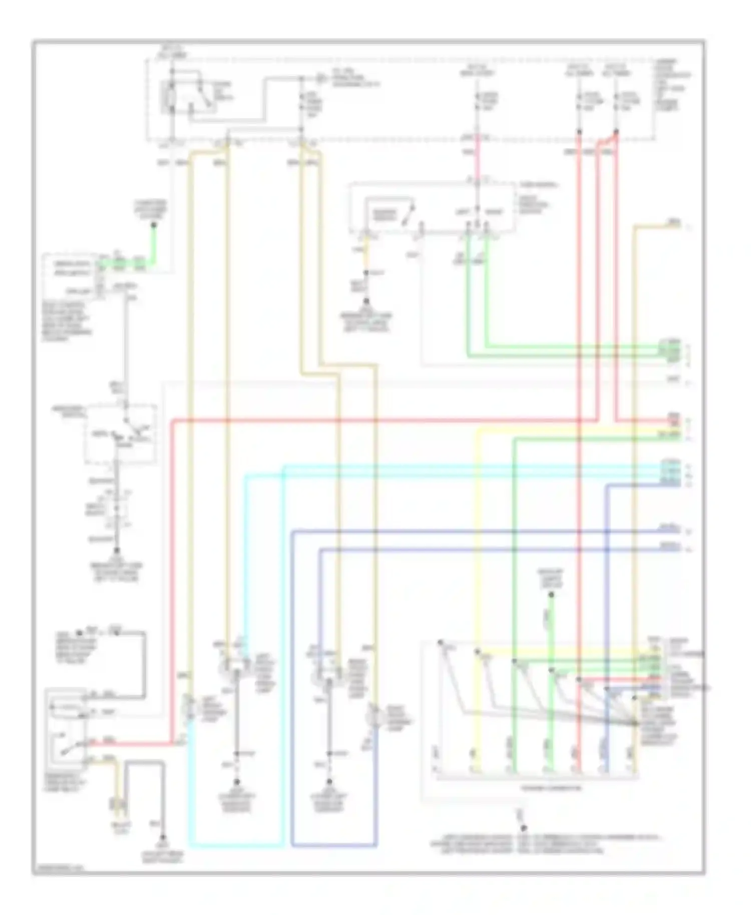 Sierra Classic 2500 HD GMC  (2007-2007): Exterior lamps circuit (1 of 3)
