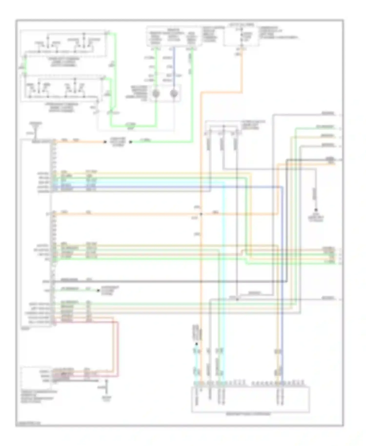 Wiring diagram instrument cluster system vss for GMC Sierra Classic 2500 HD  (2007-2007) (1 of 2)