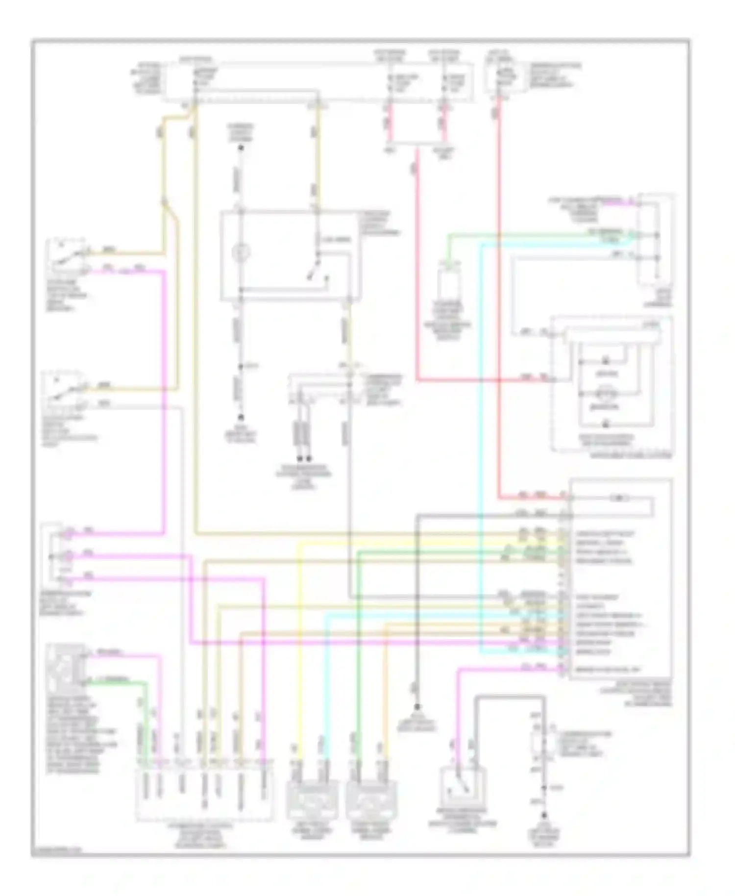 Wiring diagram left front wheel speed sensor for GMC Sierra Classic 2500 HD  (2007-2007) (2 of 3)