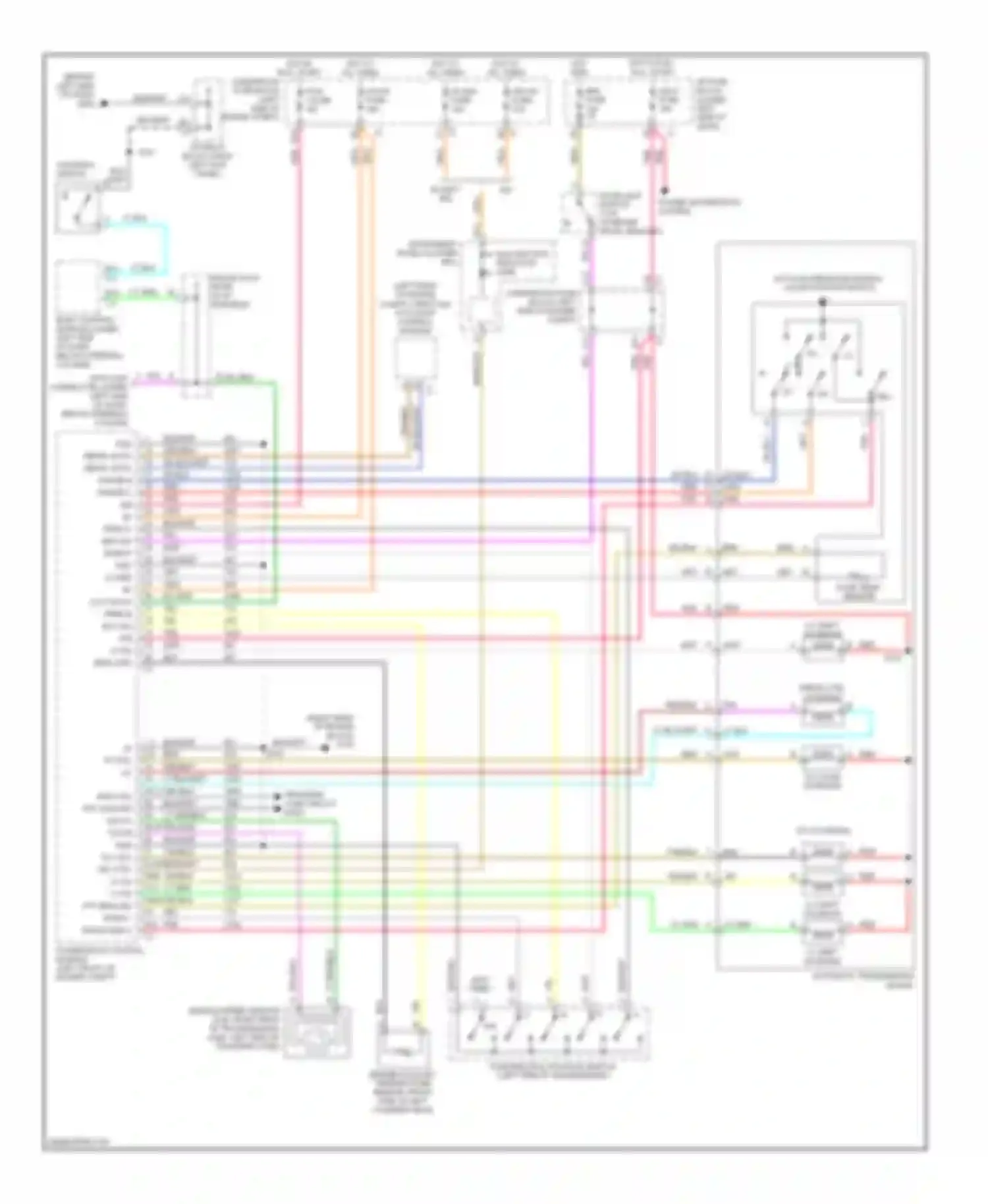 Wiring diagram transfer case circuit for GMC Sierra Classic 2500 HD  (2007-2007) (2 of 12)