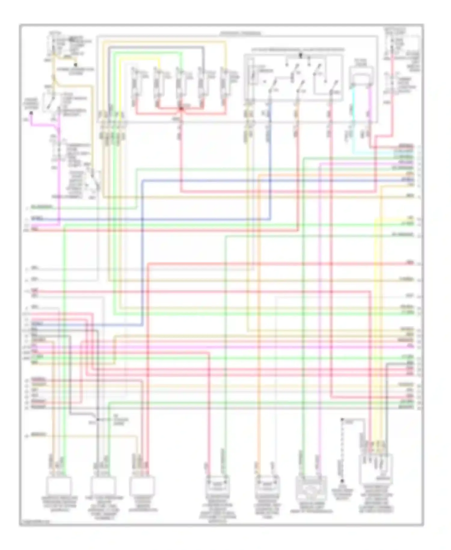 Sierra Classic 3500 GMC  (2007-2007): Wiring diagram engine performance 4.3l vin x (3 of 4)