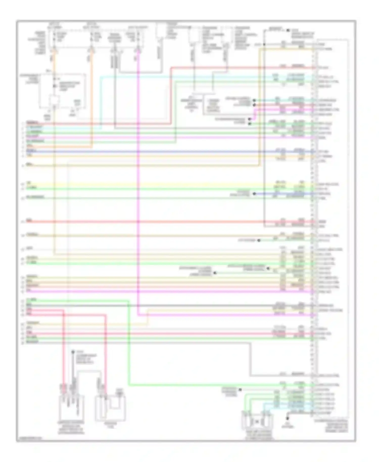 Sierra Classic 3500 GMC  (2007-2007): Wiring diagram engine performance 4.3l vin x (4 of 4)