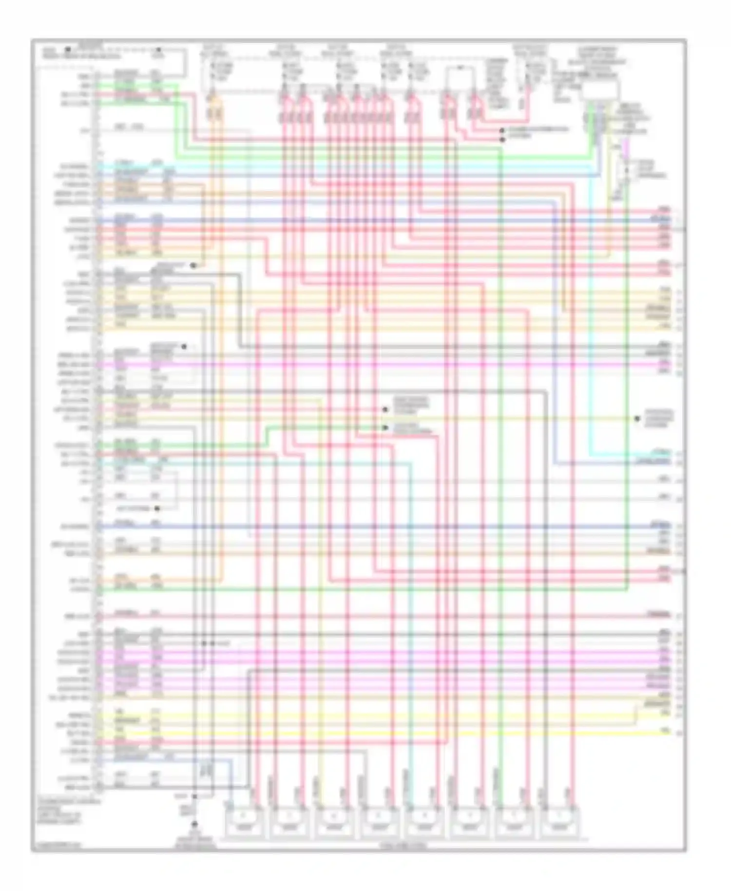 Sierra Classic 3500 GMC  (2007-2007): Wiring diagram engine performance 5.3l vin t, except hybrid (1 of 5)