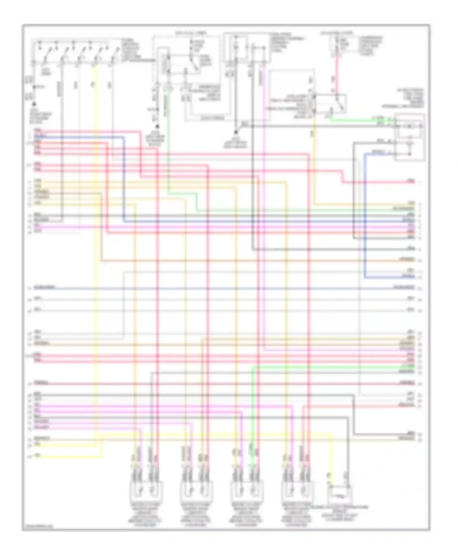 Sierra Classic 3500 GMC  (2007-2007): Wiring diagram engine performance 5.3l vin t, hybrid (3 of 6)