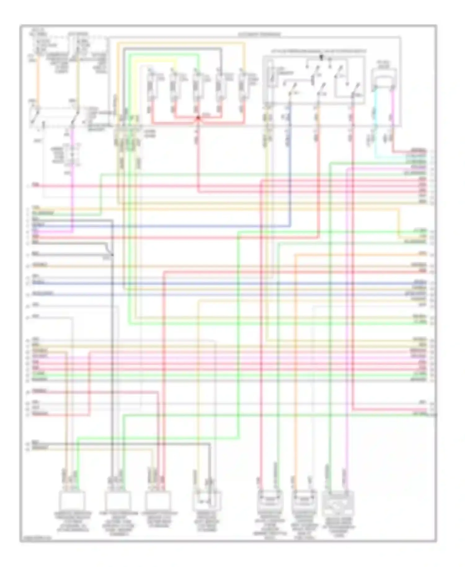Sierra Classic 3500 GMC  (2007-2007): Wiring diagram engine performance 5.3l vin t, hybrid (4 of 6)