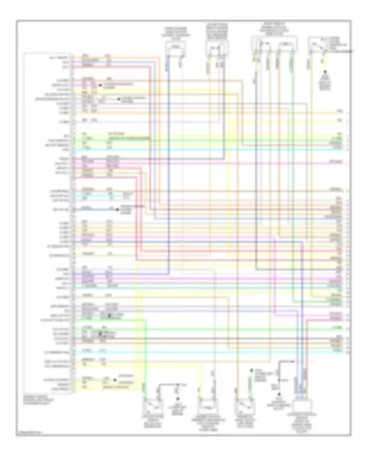 Sierra Classic 3500 GMC  (2007-2007): Wiring diagram engine performance 6.6l vin d (1 of 6)