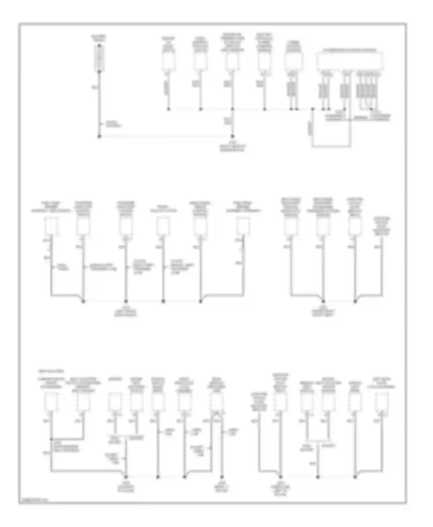 Sierra Classic 3500 GMC  (2007-2007): Ground distribution circuit, hybrid (2 of 5)