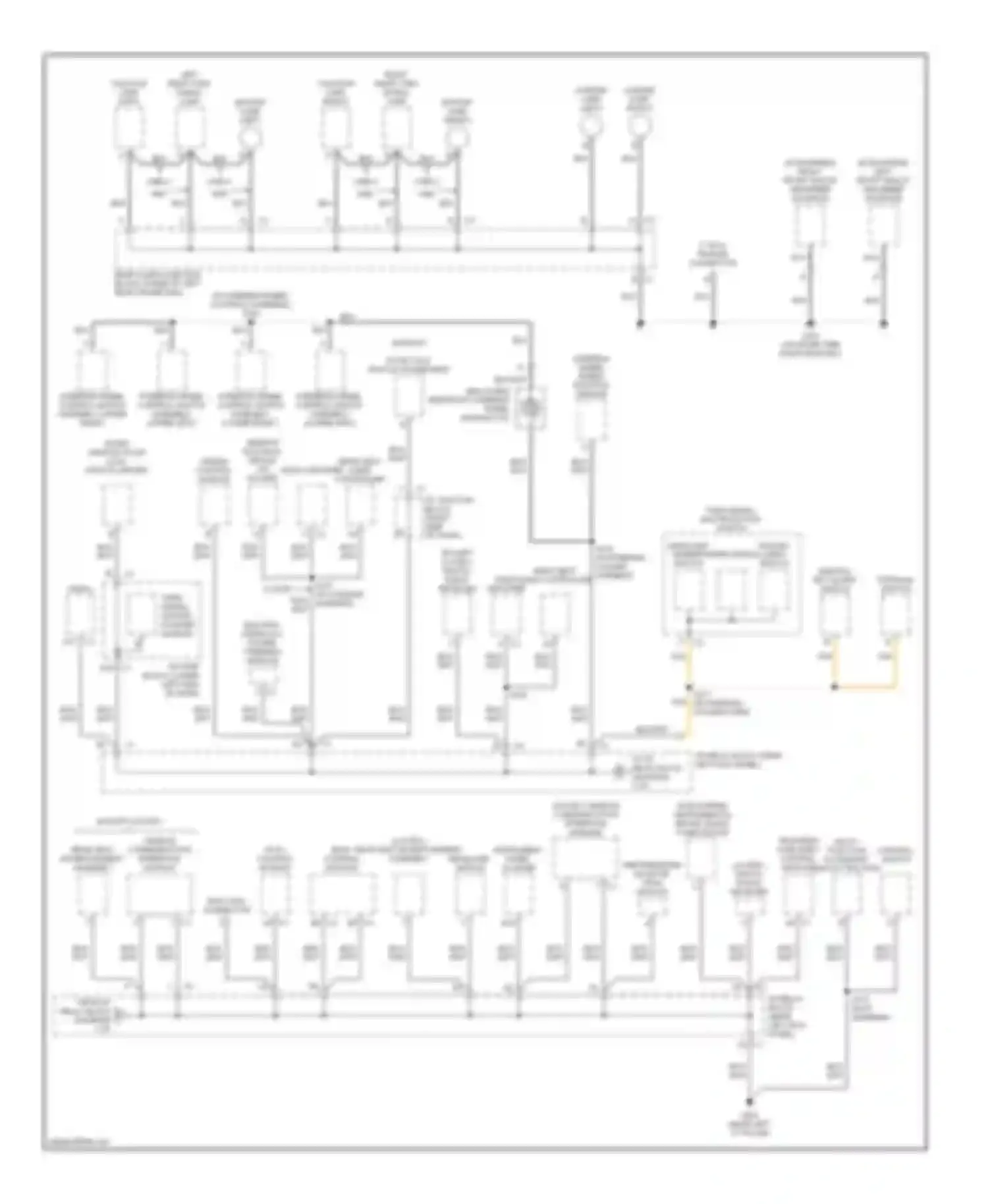 Sierra Classic 3500 GMC  (2007-2007): Ground distribution circuit, hybrid (3 of 5)