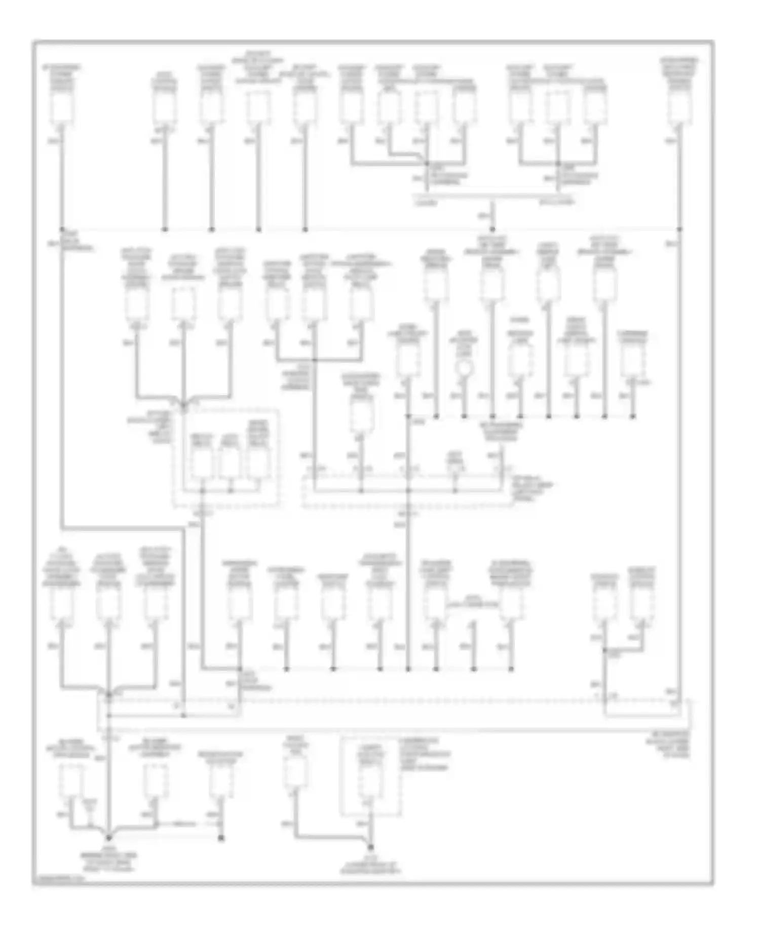 Sierra Classic 3500 GMC  (2007-2007): Ground distribution circuit, hybrid (4 of 5)